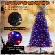 6/7/8 Feet Artificial Christmas Tree with 6 Lighting Modes and Spooky Sounds