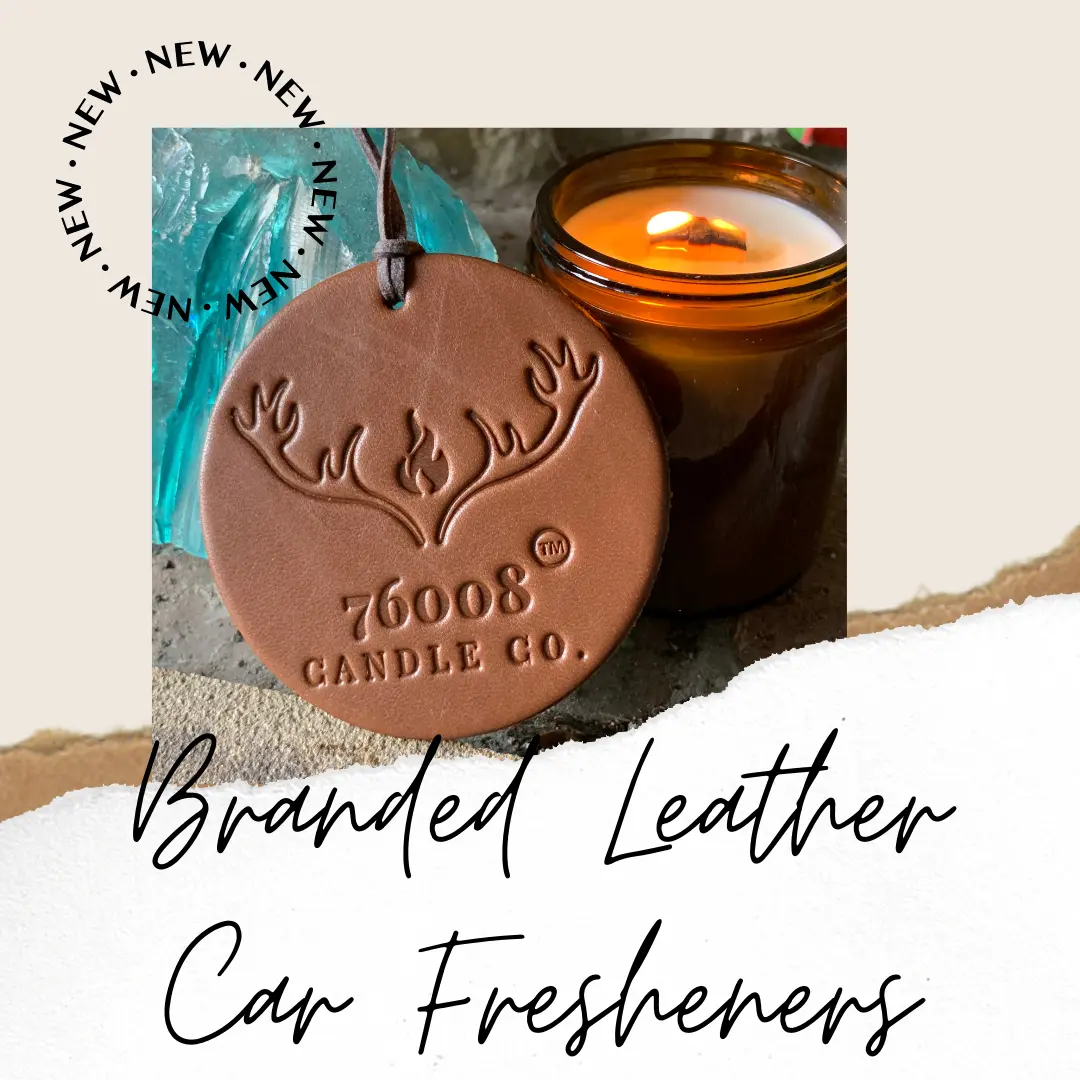 Best Leather Scented Car Air Freshener | Masculine Auto Air Freshener Gift for Him | Gift for the Man that Has It All