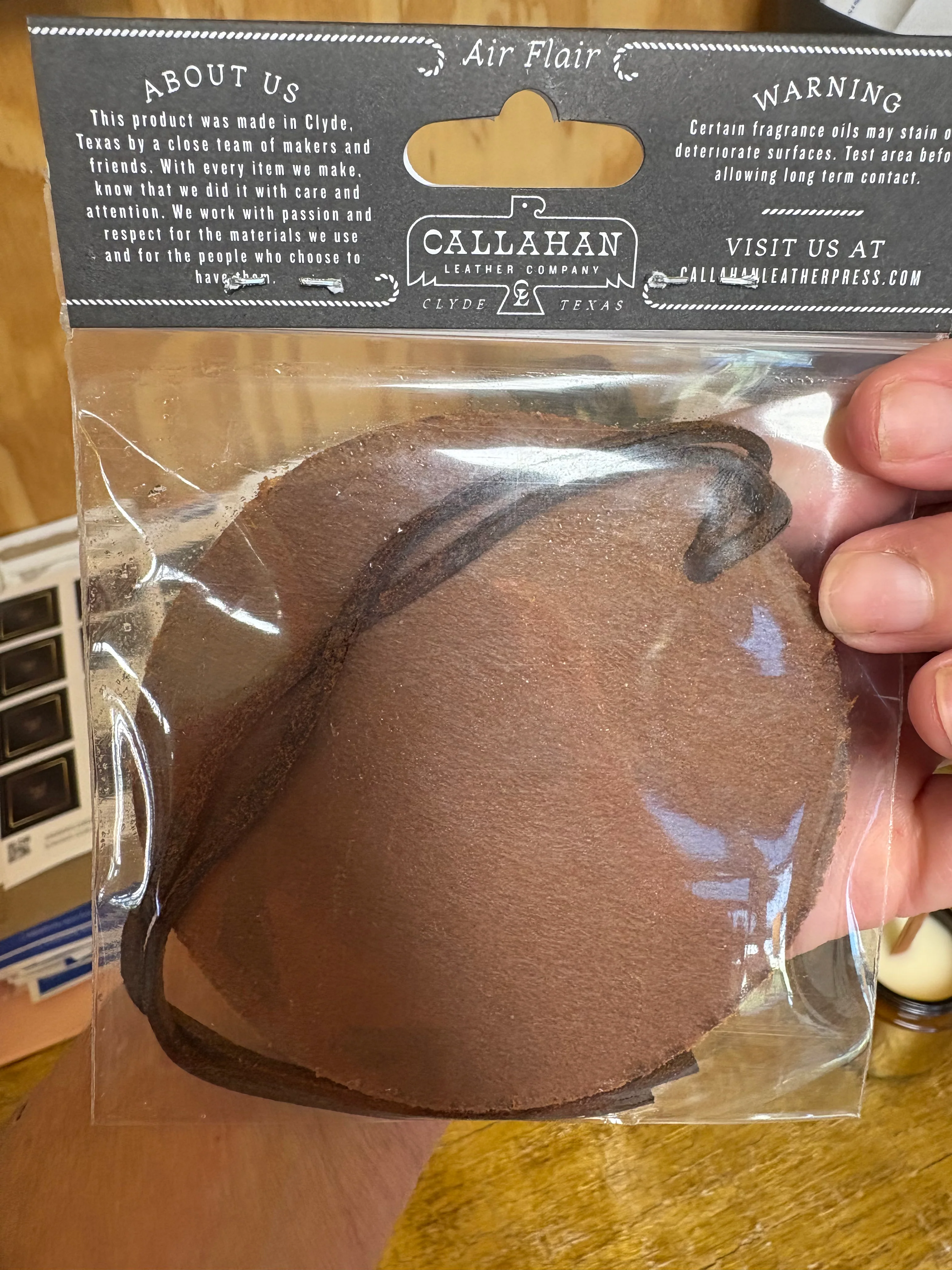 Best Leather Scented Car Air Freshener | Masculine Auto Air Freshener Gift for Him | Gift for the Man that Has It All