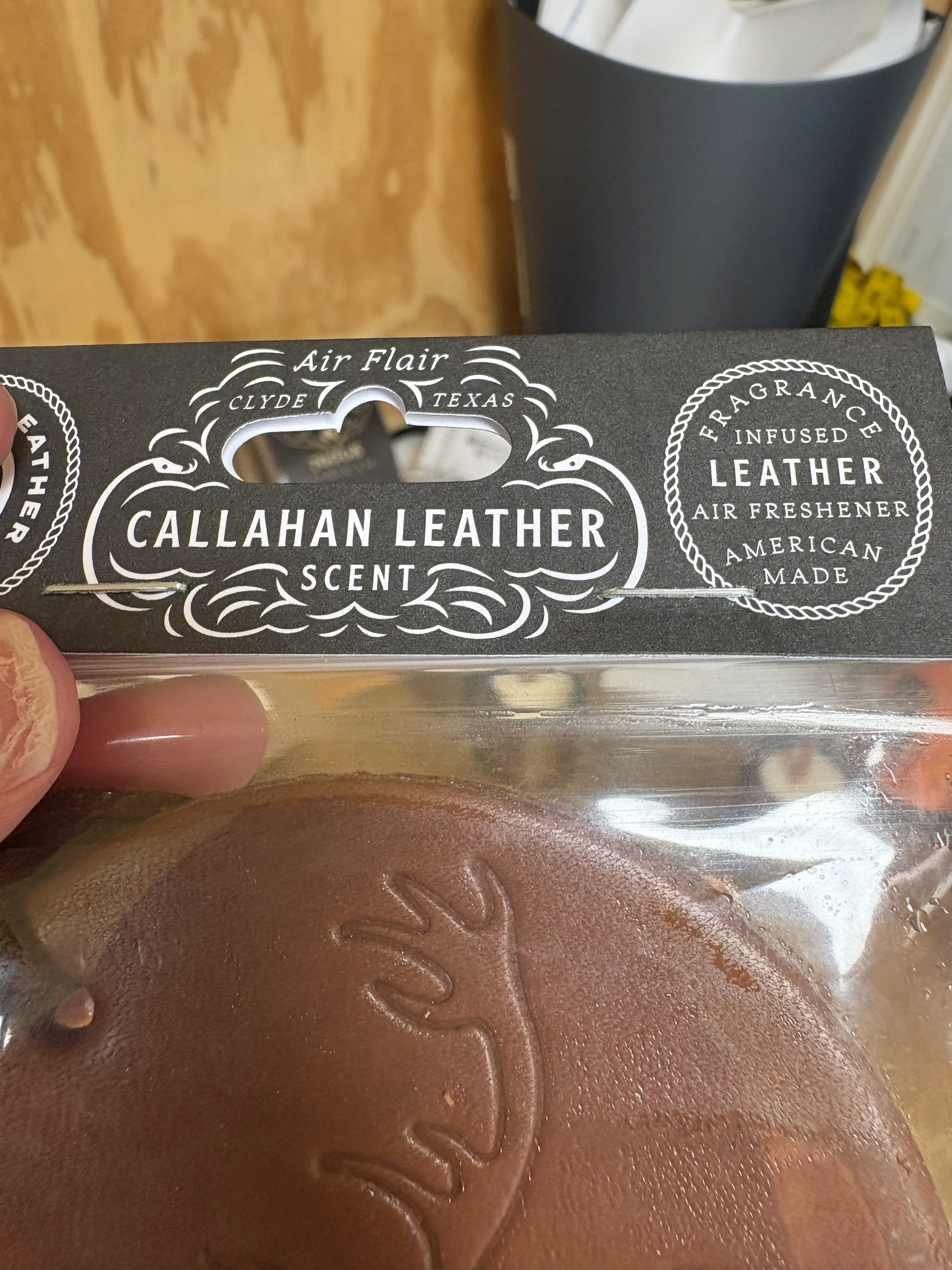 Best Leather Scented Car Air Freshener | Masculine Auto Air Freshener Gift for Him | Gift for the Man that Has It All