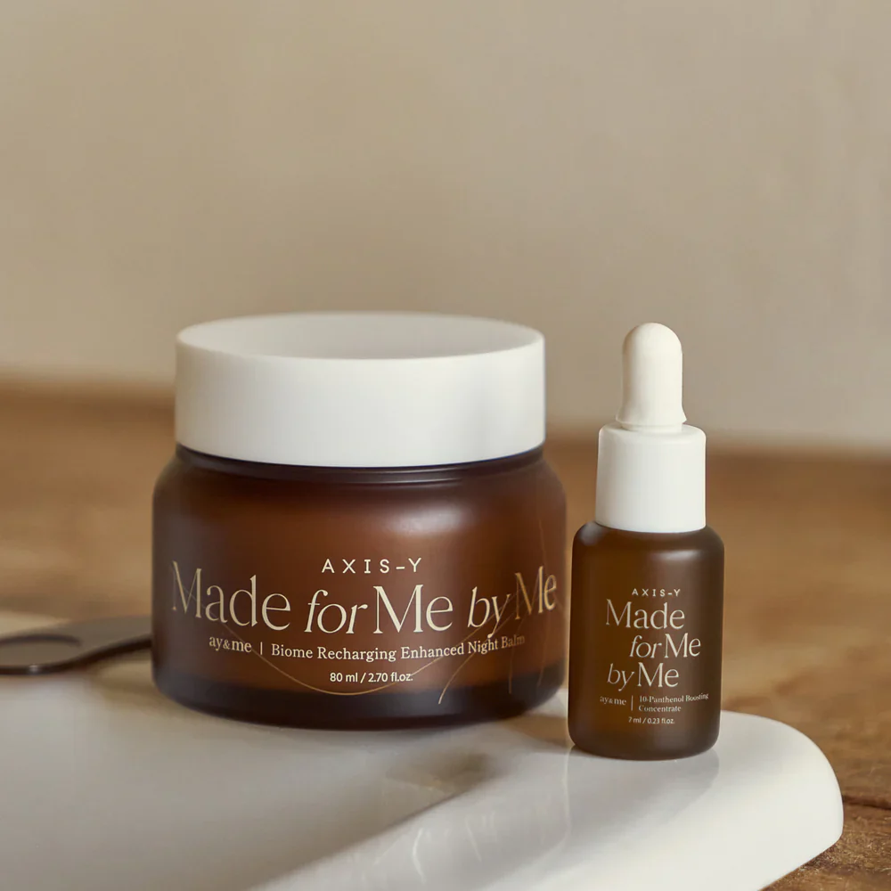 AXIS-Y - 【Ay&me 系列】Biome Recharging Night Renewal Set 晚間益生煥膚組合�?(晚霜 80ml + 滋養�?7ml )|Vegan 純素配方 - 平行進口