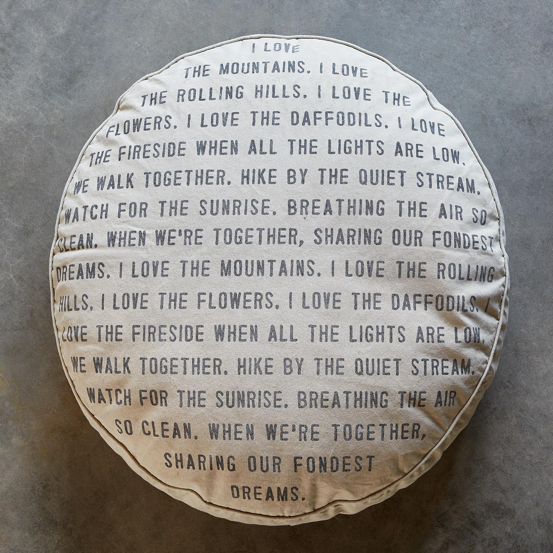 I Love The Mountains Dog Bed