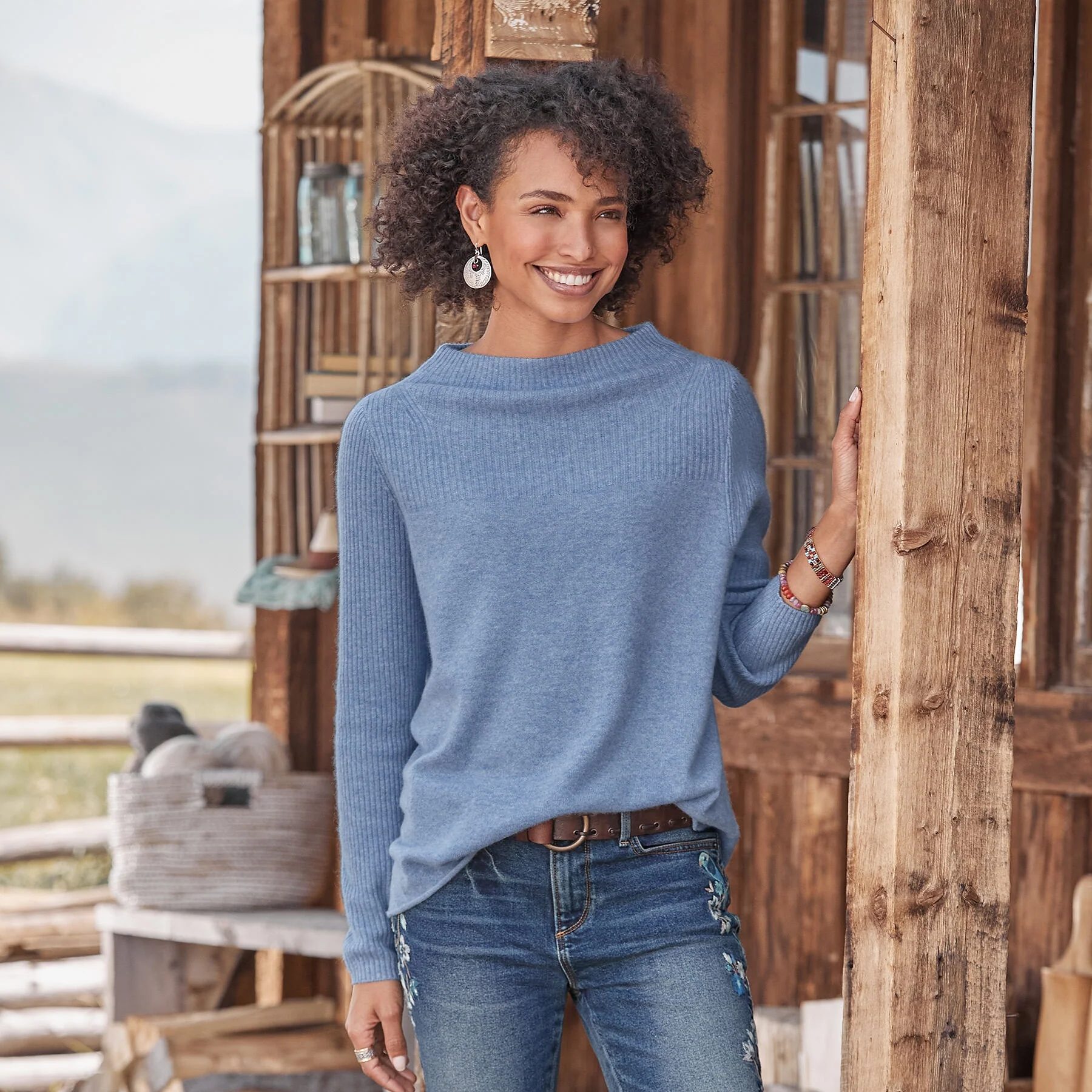 Kimia Cashmere Sweater, Petite