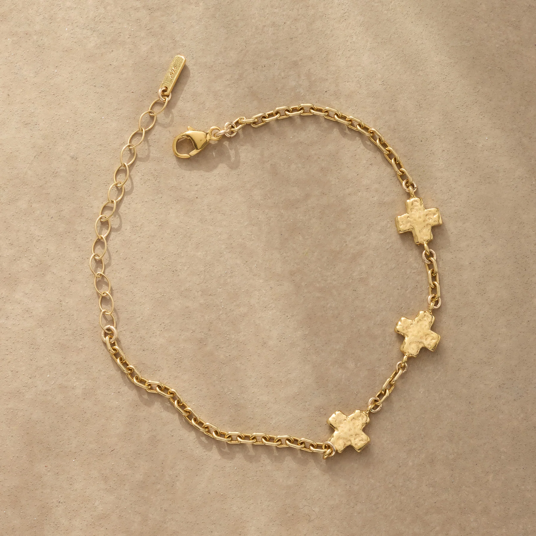 Gold Crossings Bracelet