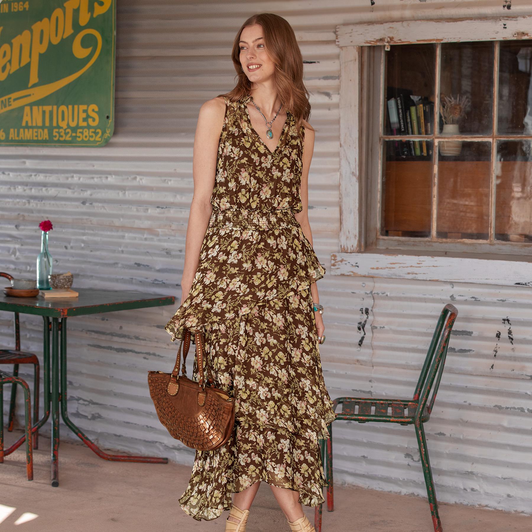 Floret Twirl Dress, Petite