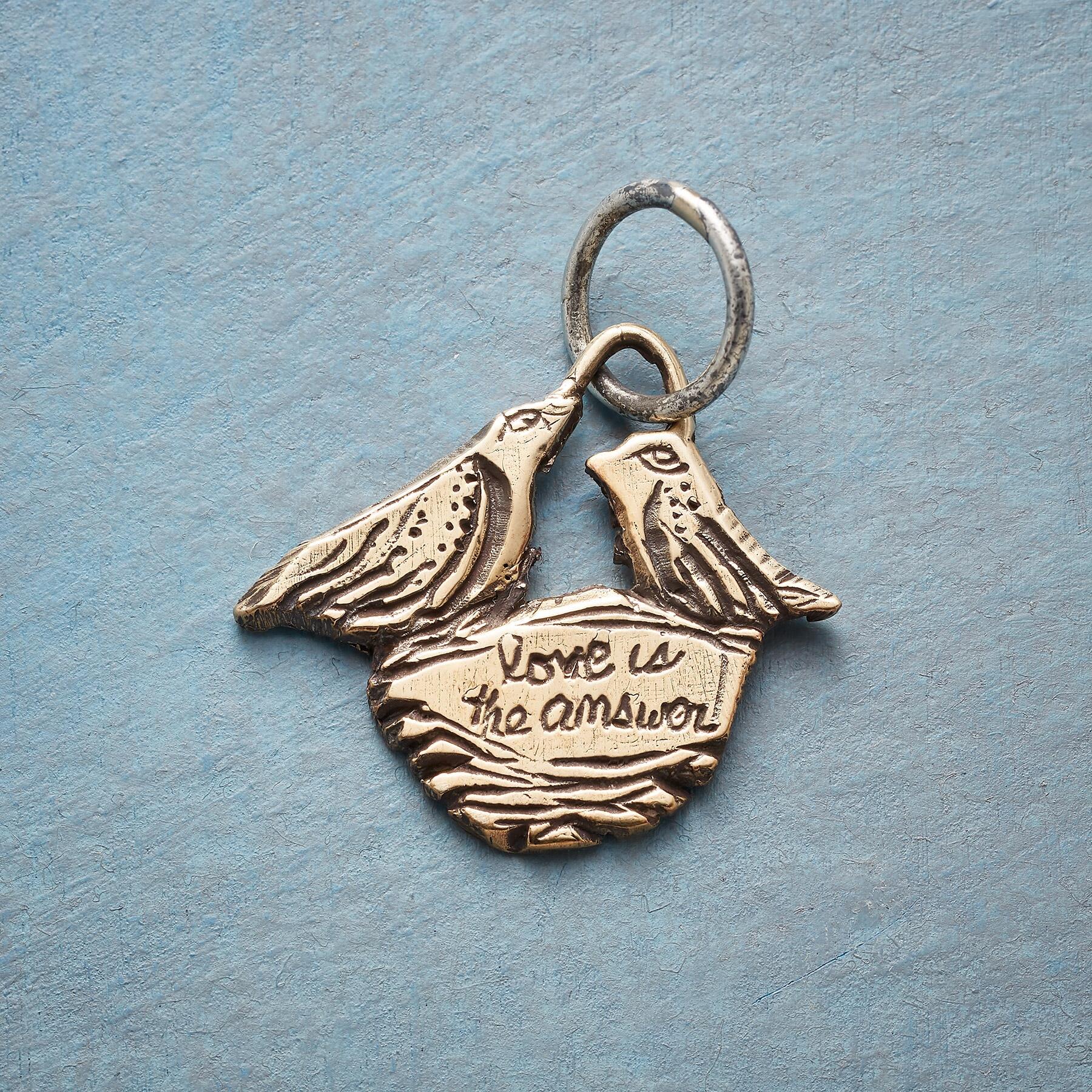 Gold Love Nest Charm