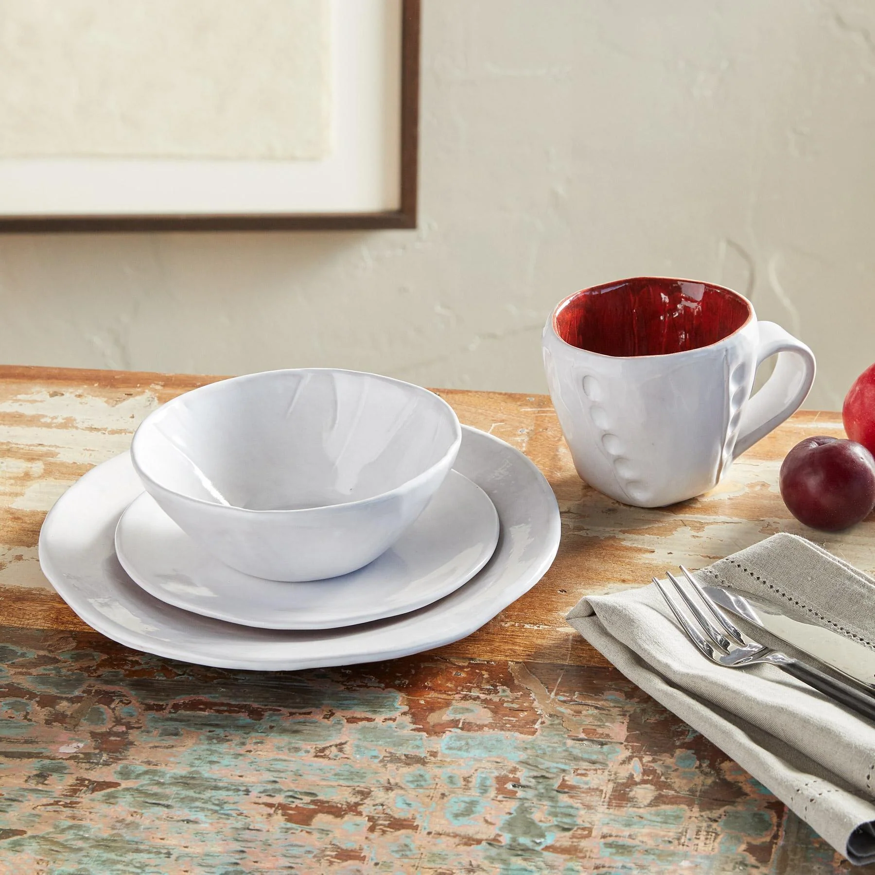 Mix It Up Dinnerware, 4-piece Place Setting