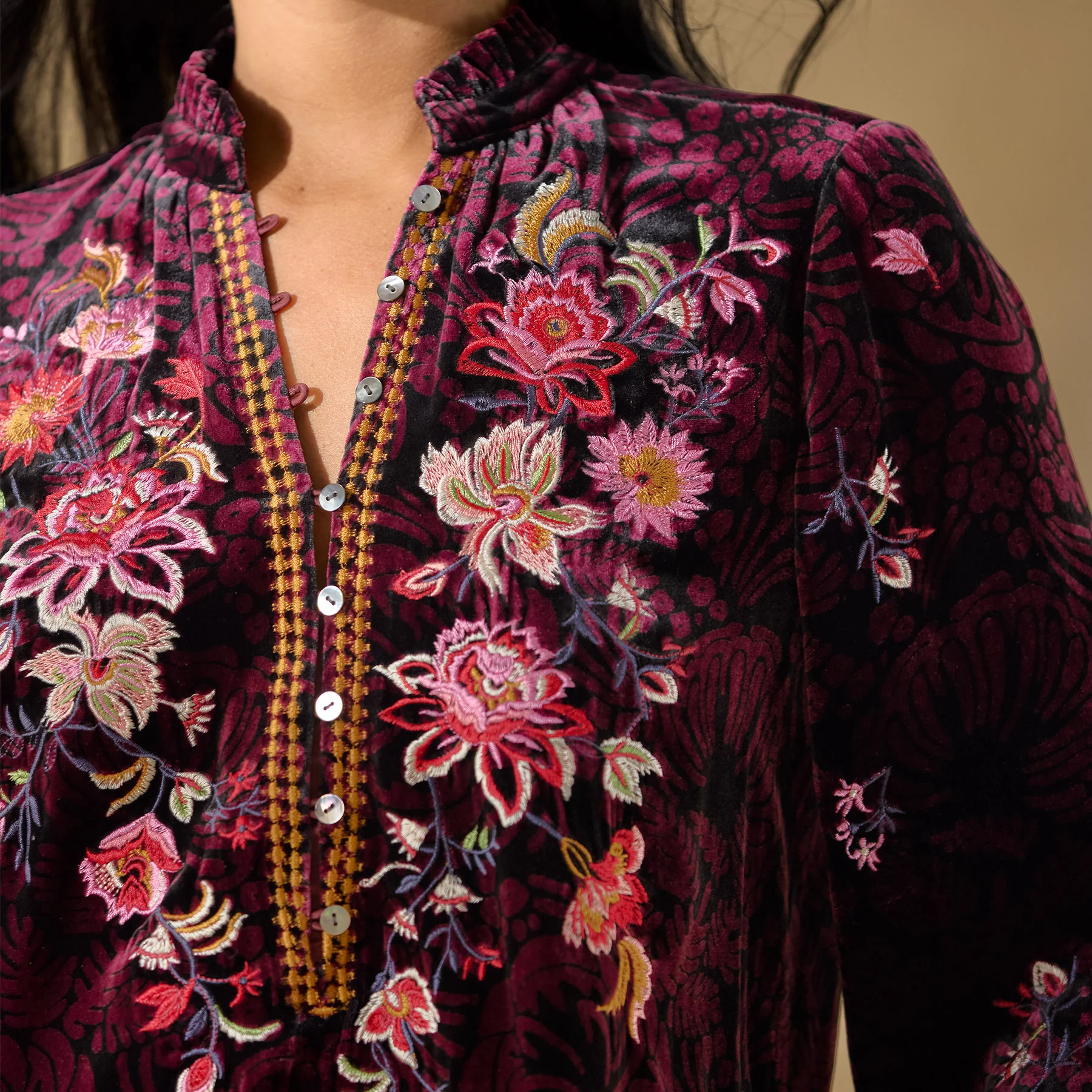 Elisabeth Velvet Top