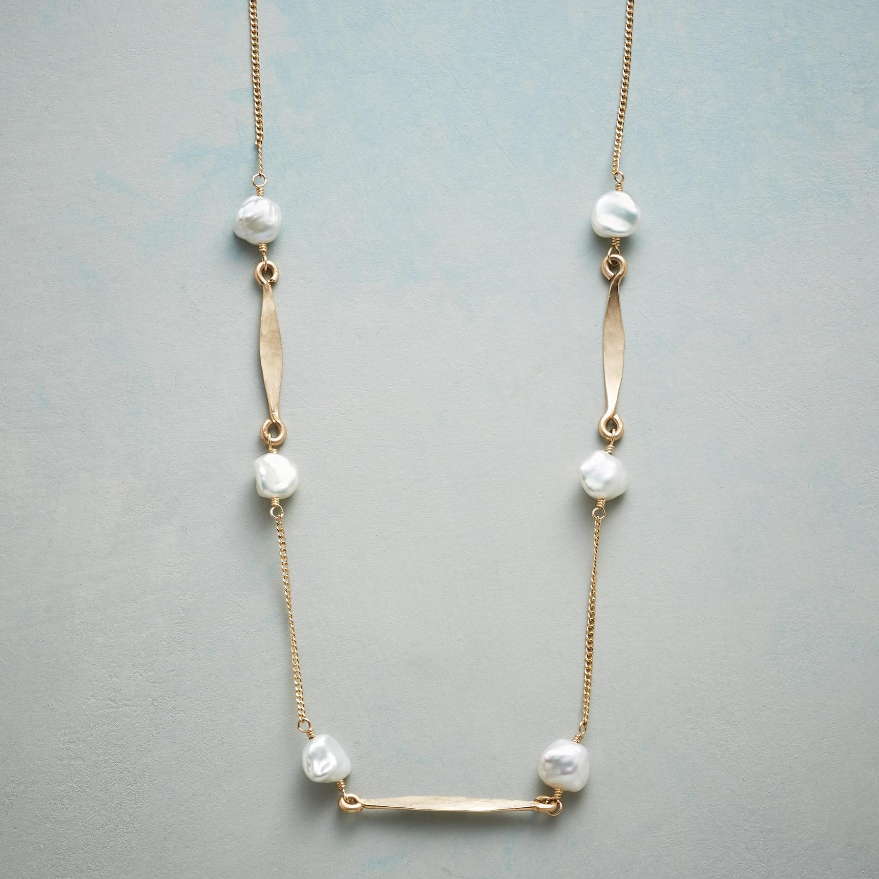 Pearl Feather Necklace