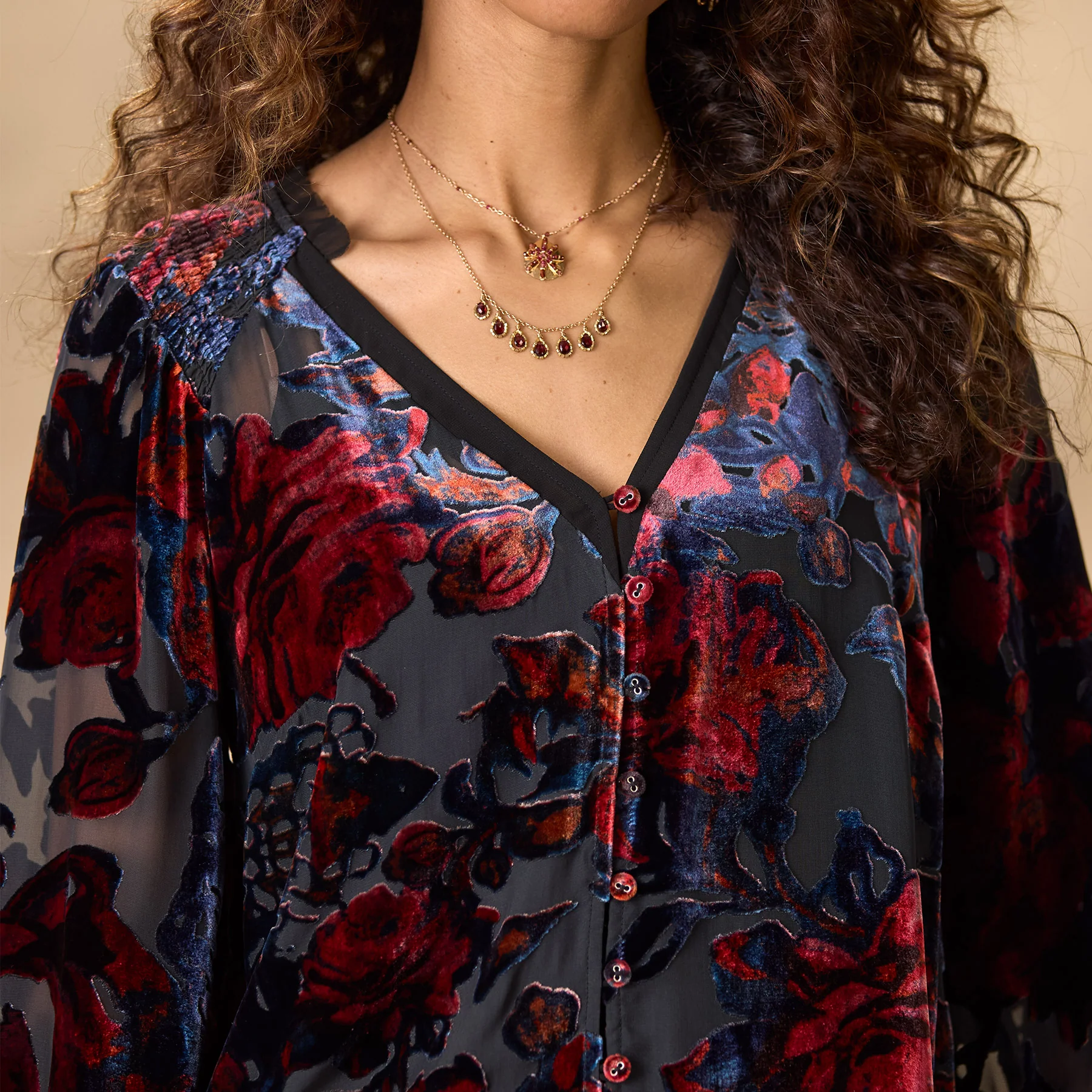 Primula Velvet Shirt, Petite