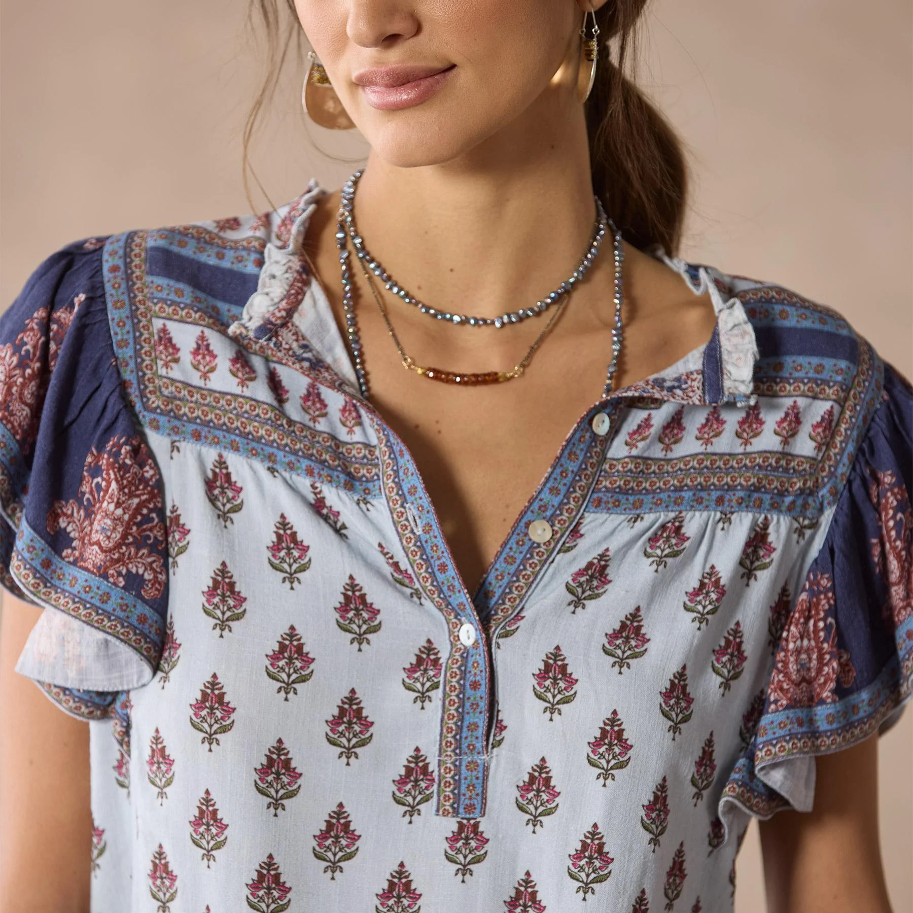 Folklore Ruffle Shirt