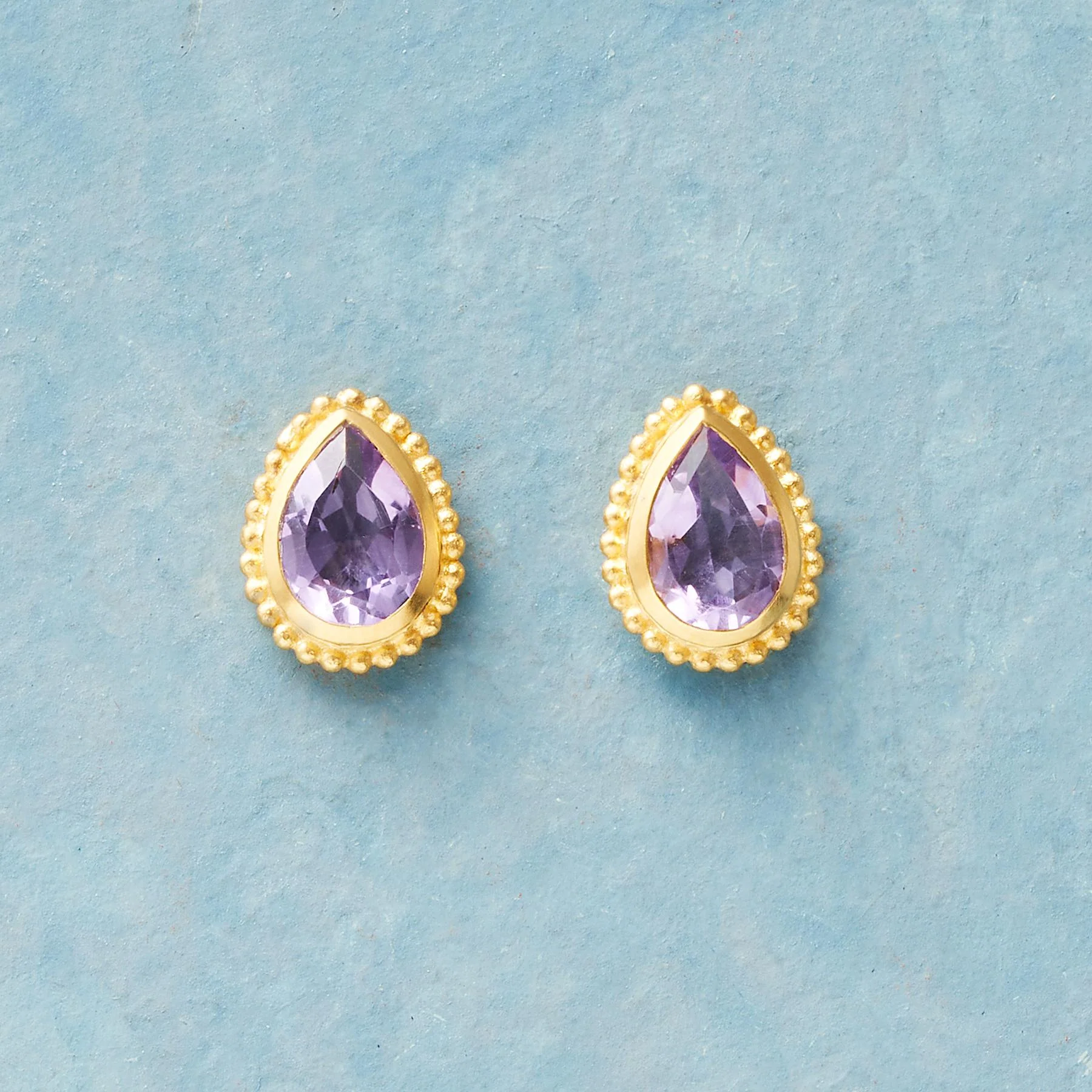 Teardrop Birthstone Earrings