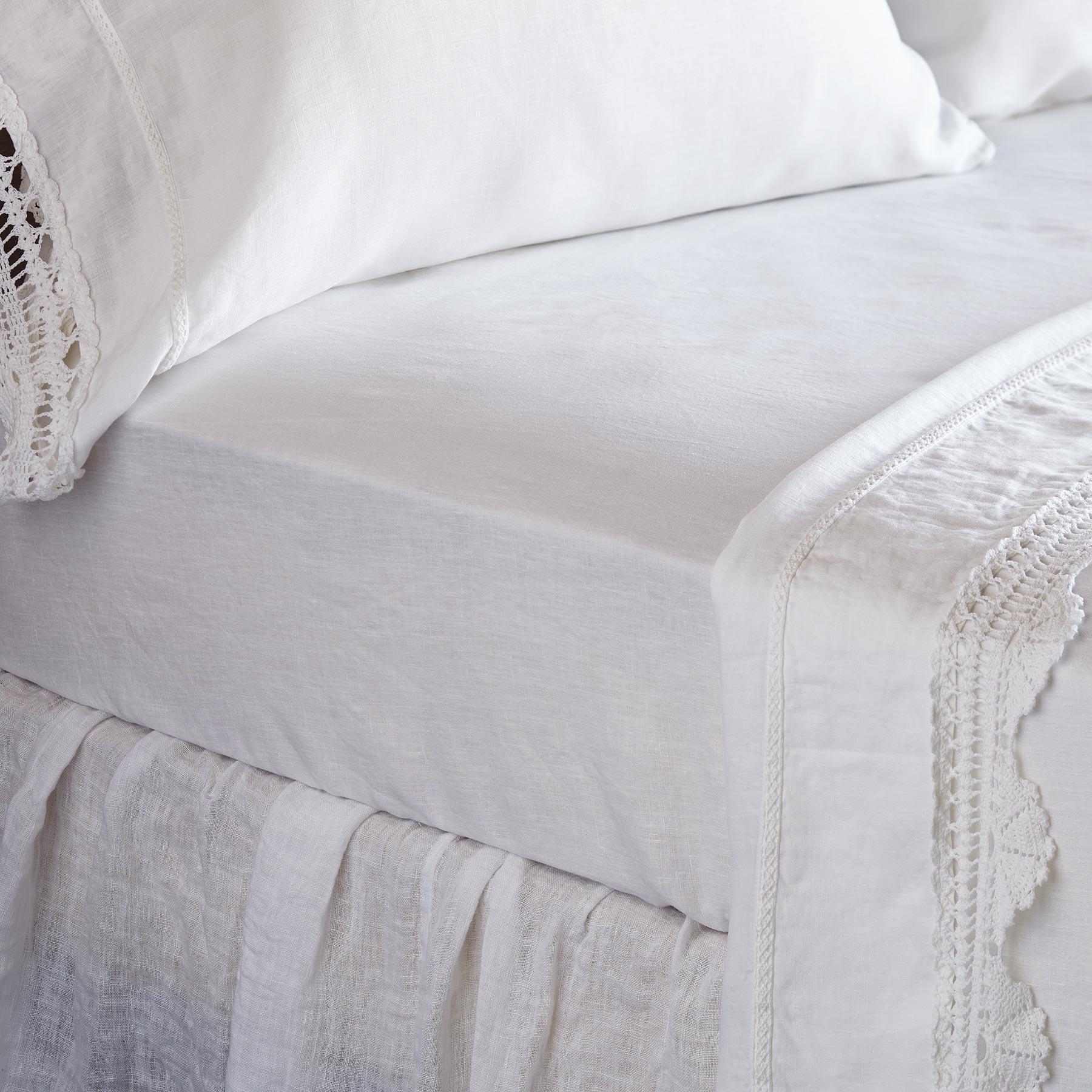 Gossamer Linen Fitted Sheet