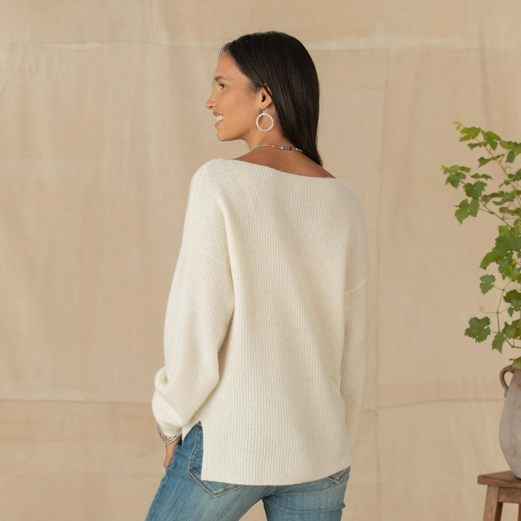 Jovie Cashmere Sweater, Petite