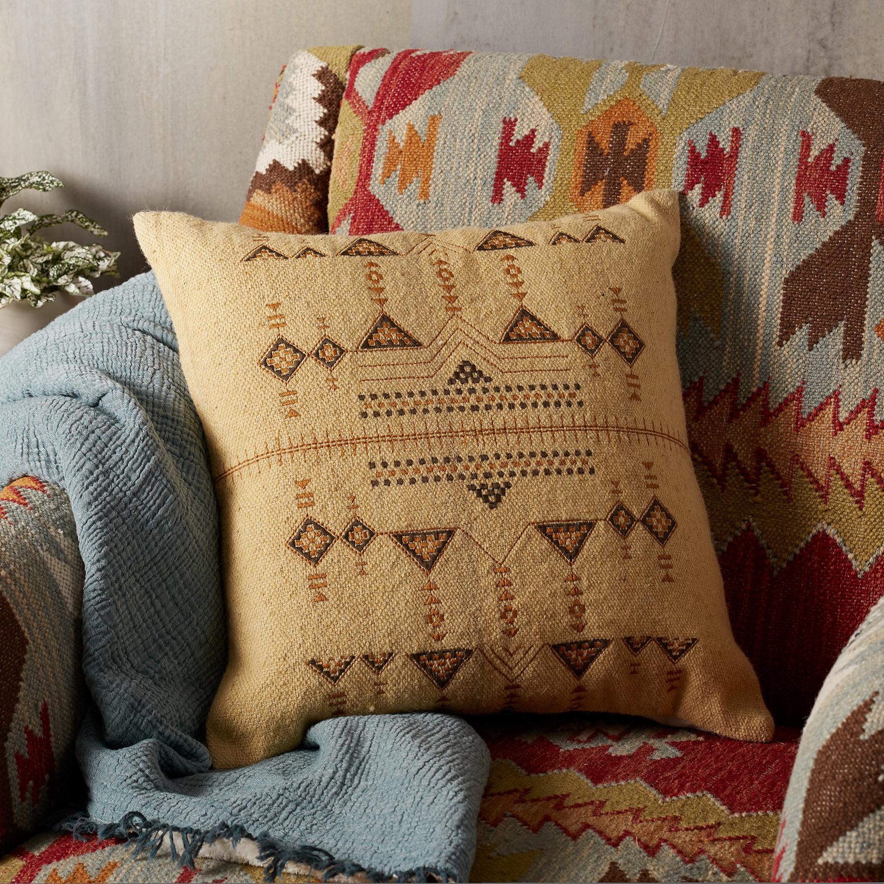 Sunset Ridge Wheat Pillow