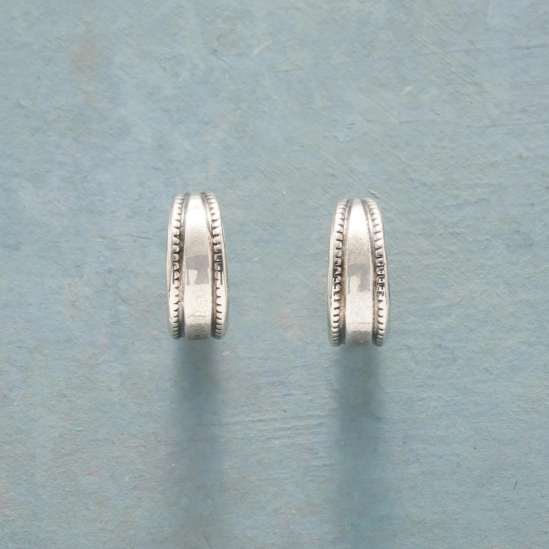 Sterling Hugs Hoop Earrings