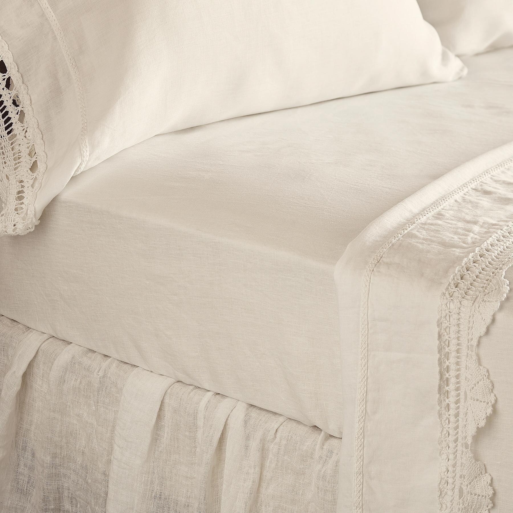 Gossamer Linen Fitted Sheet