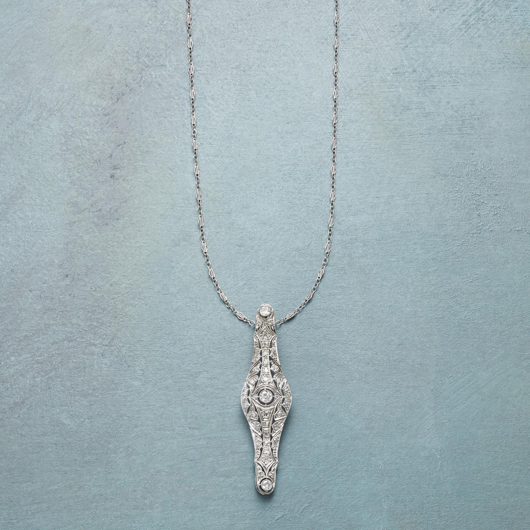 Maiden Vintage Pin Necklace