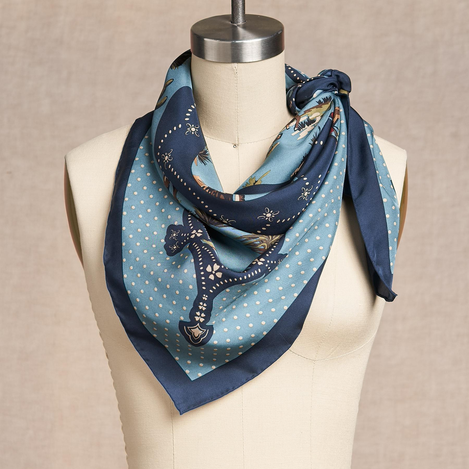 Desert Riders Silk Scarf