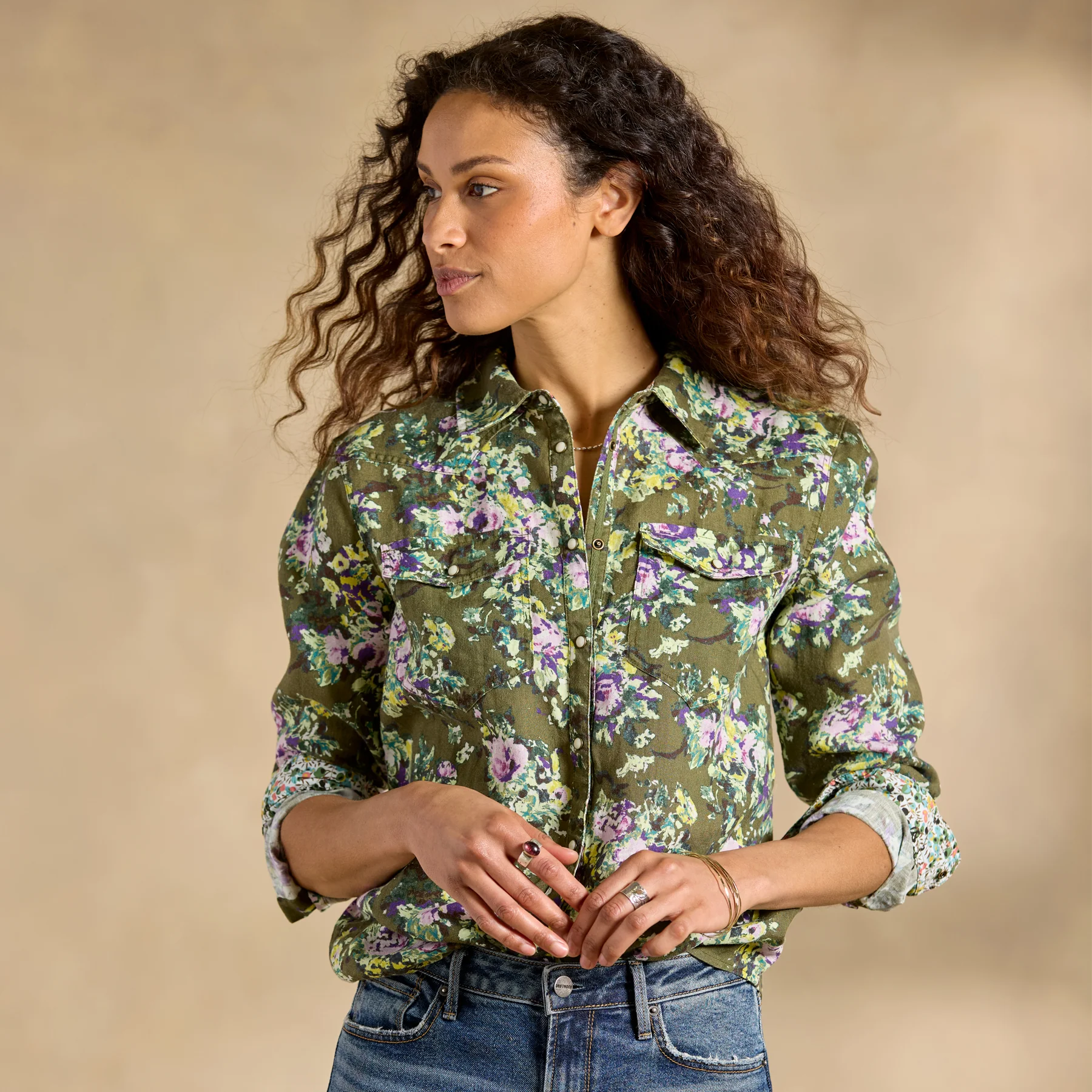 Willow Linen Floral Shirt
