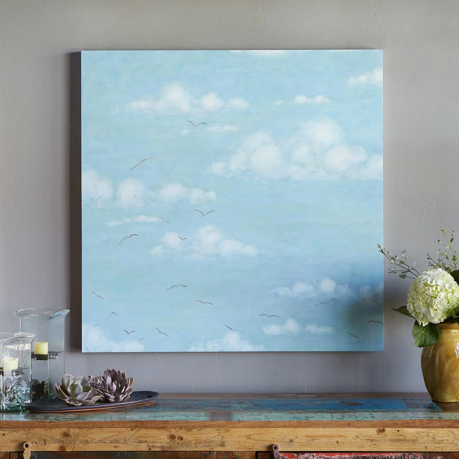 Beyond The Clouds Painting
