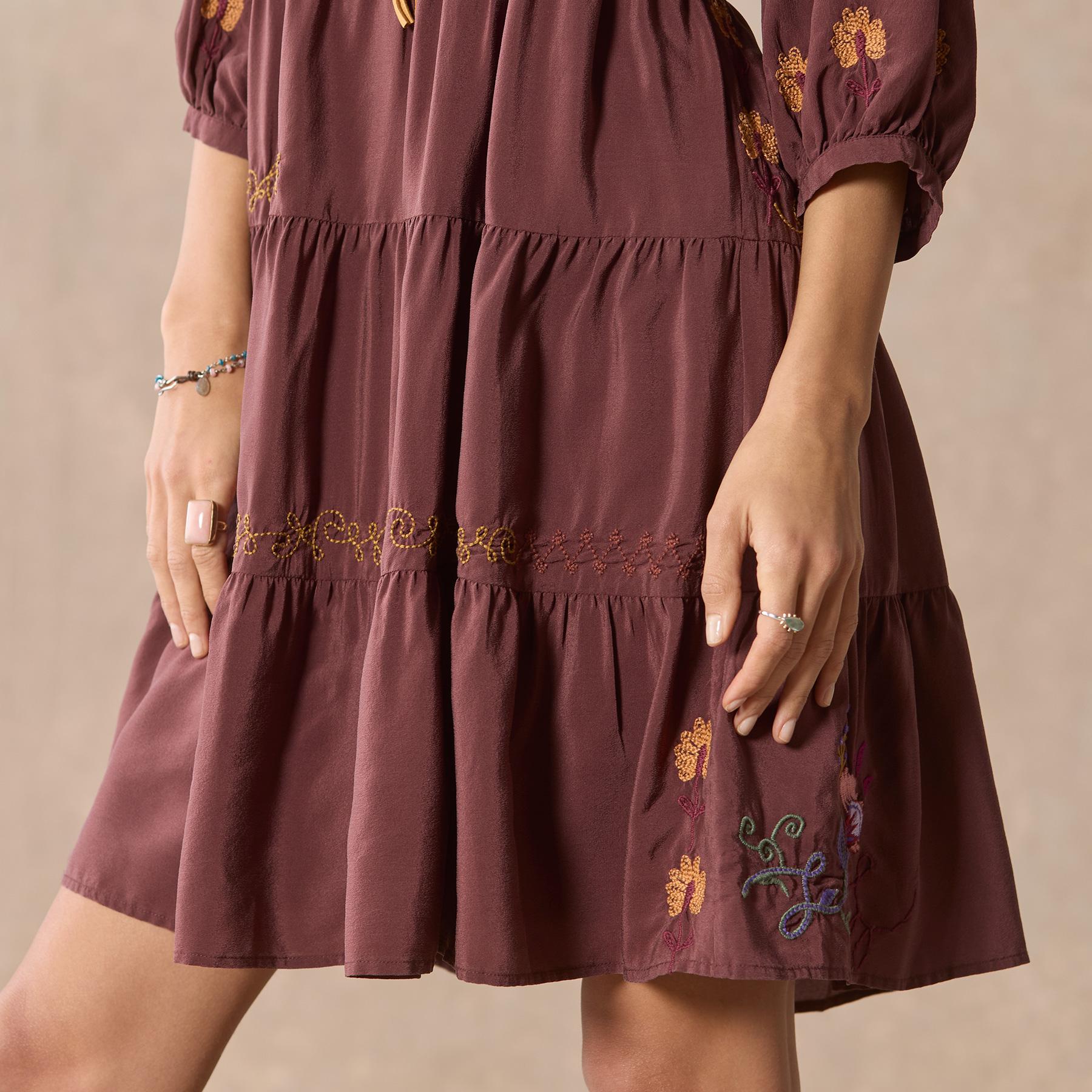 Toni Embroidered Dress