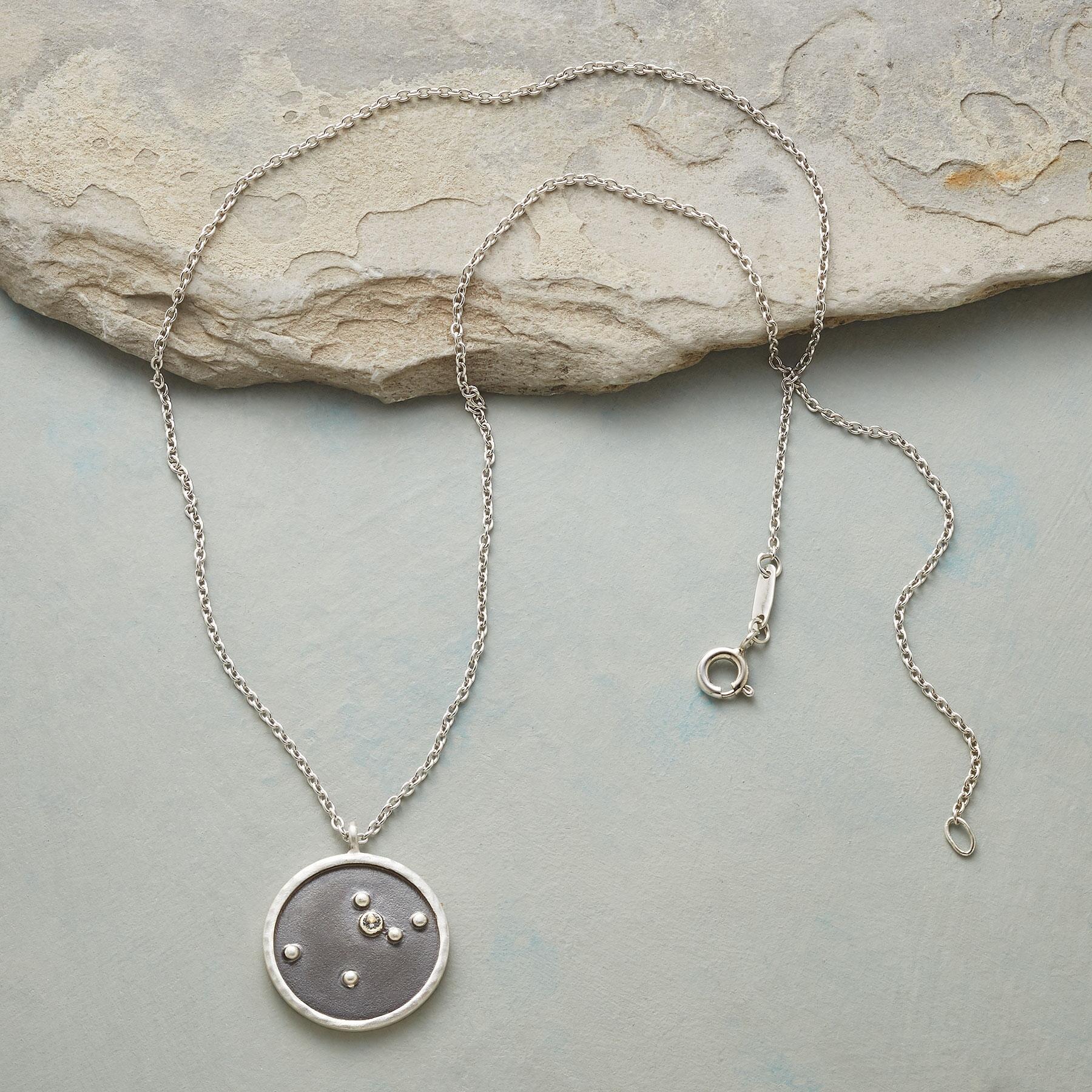 Silver Zodiac Constellation Necklace