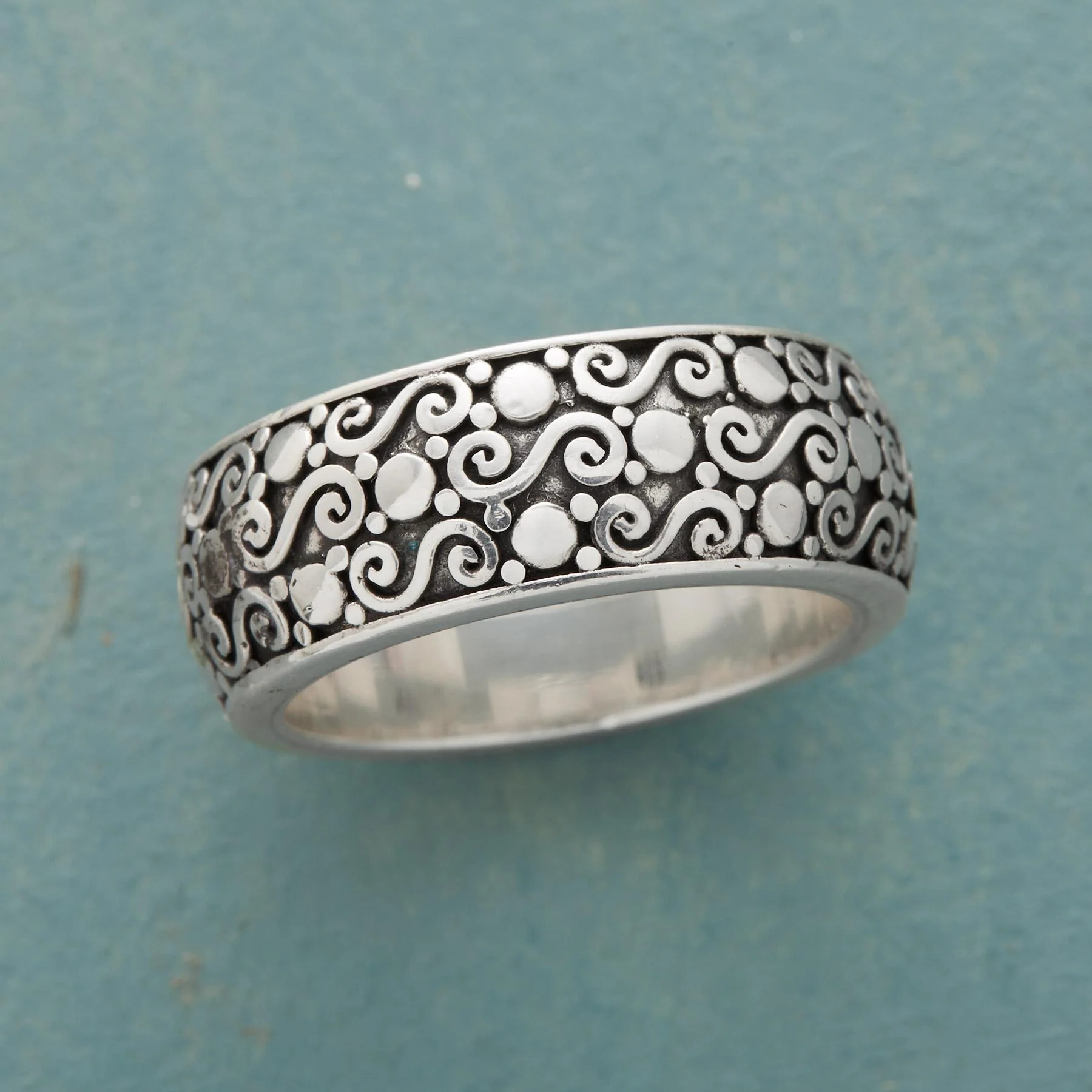 Sterling Swirls Ring