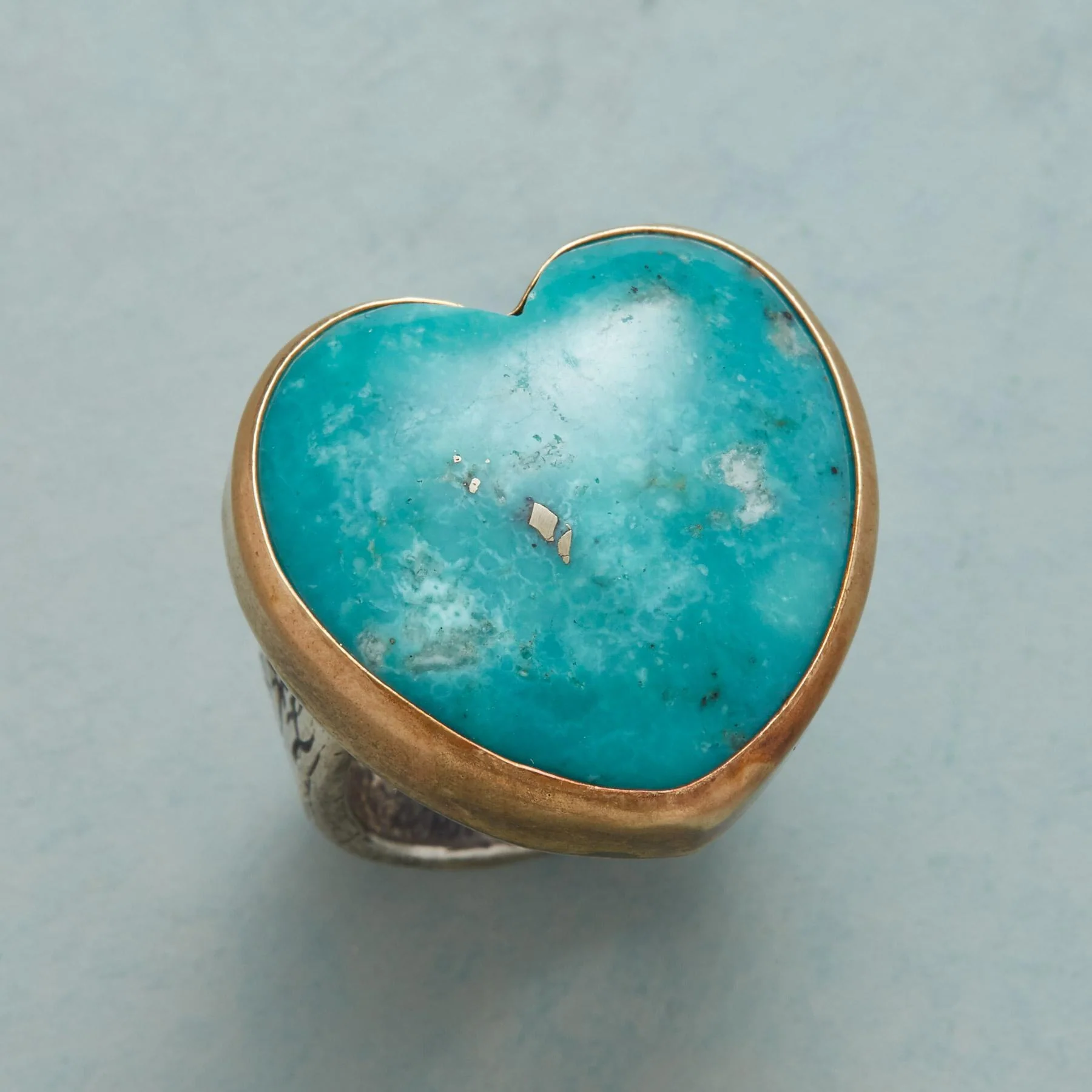 Turquoise Heartbeat Ring