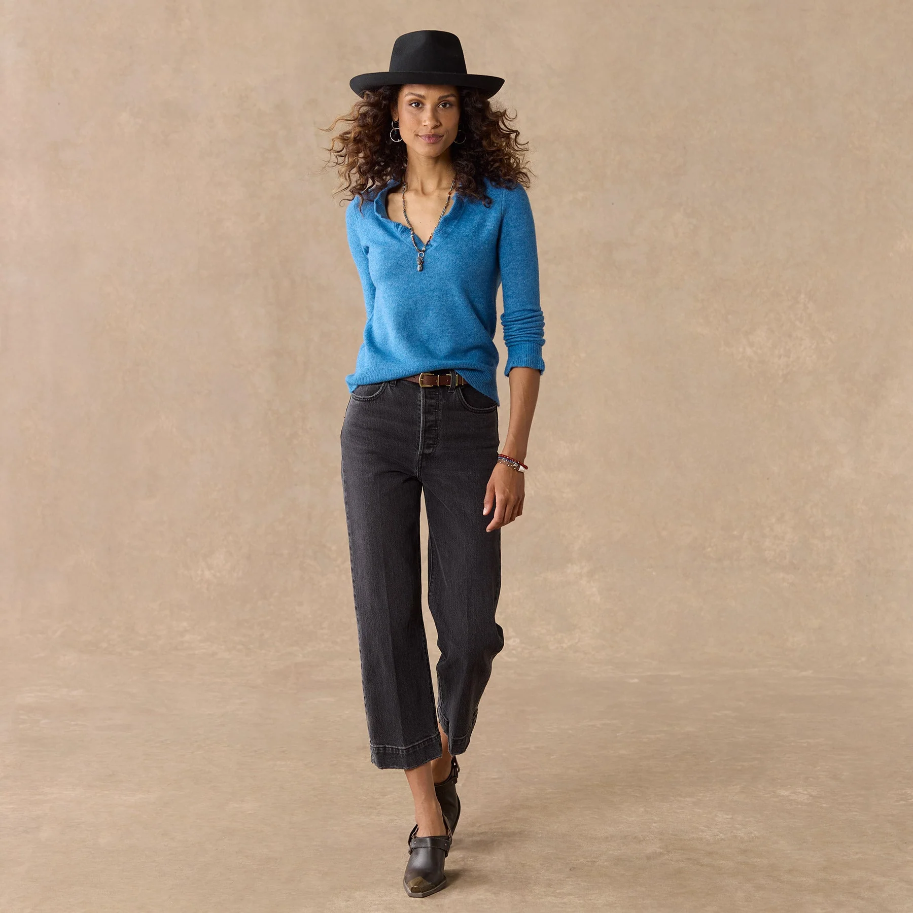 Gisella Ruffle Sweater, Petite