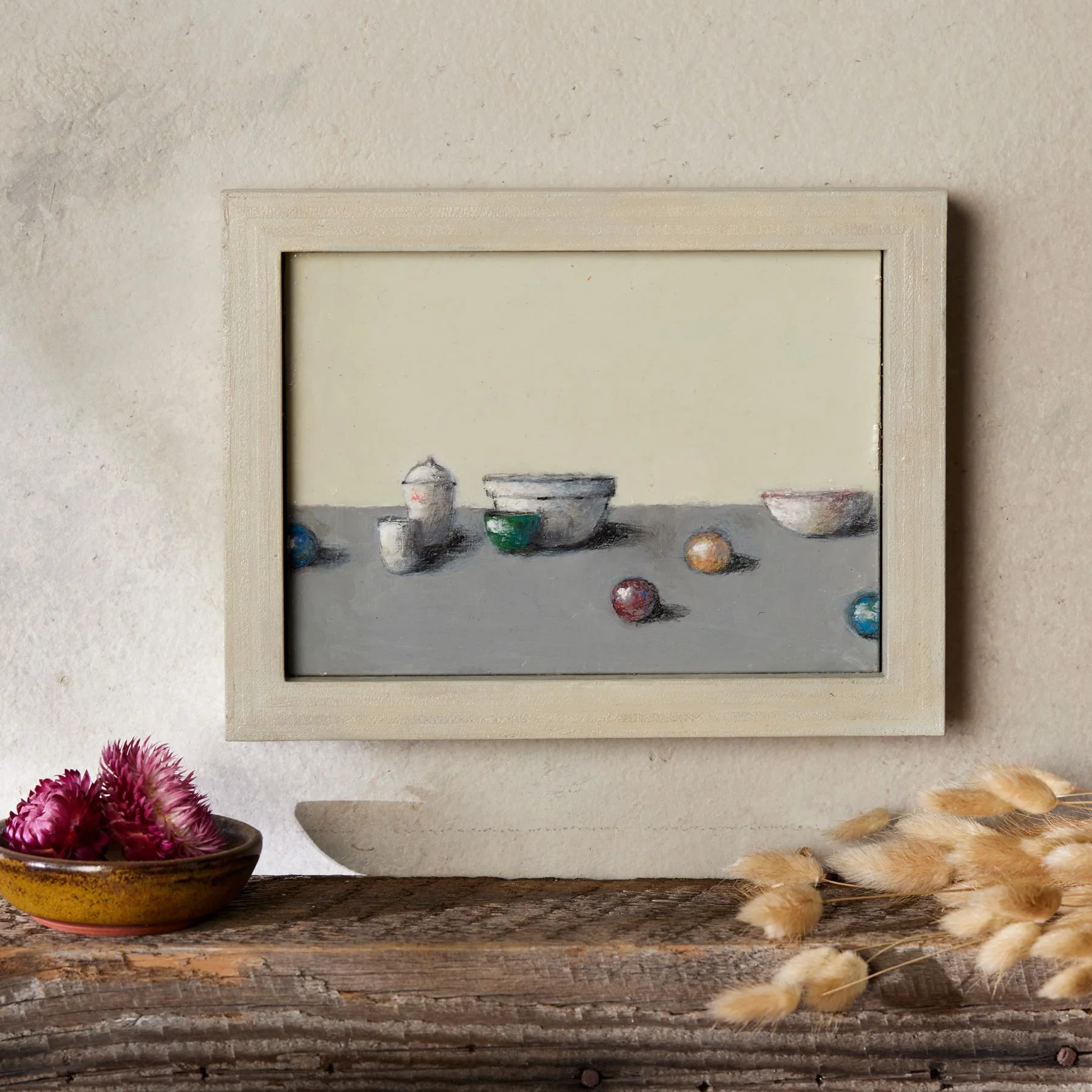 Small Green Bowl Painting