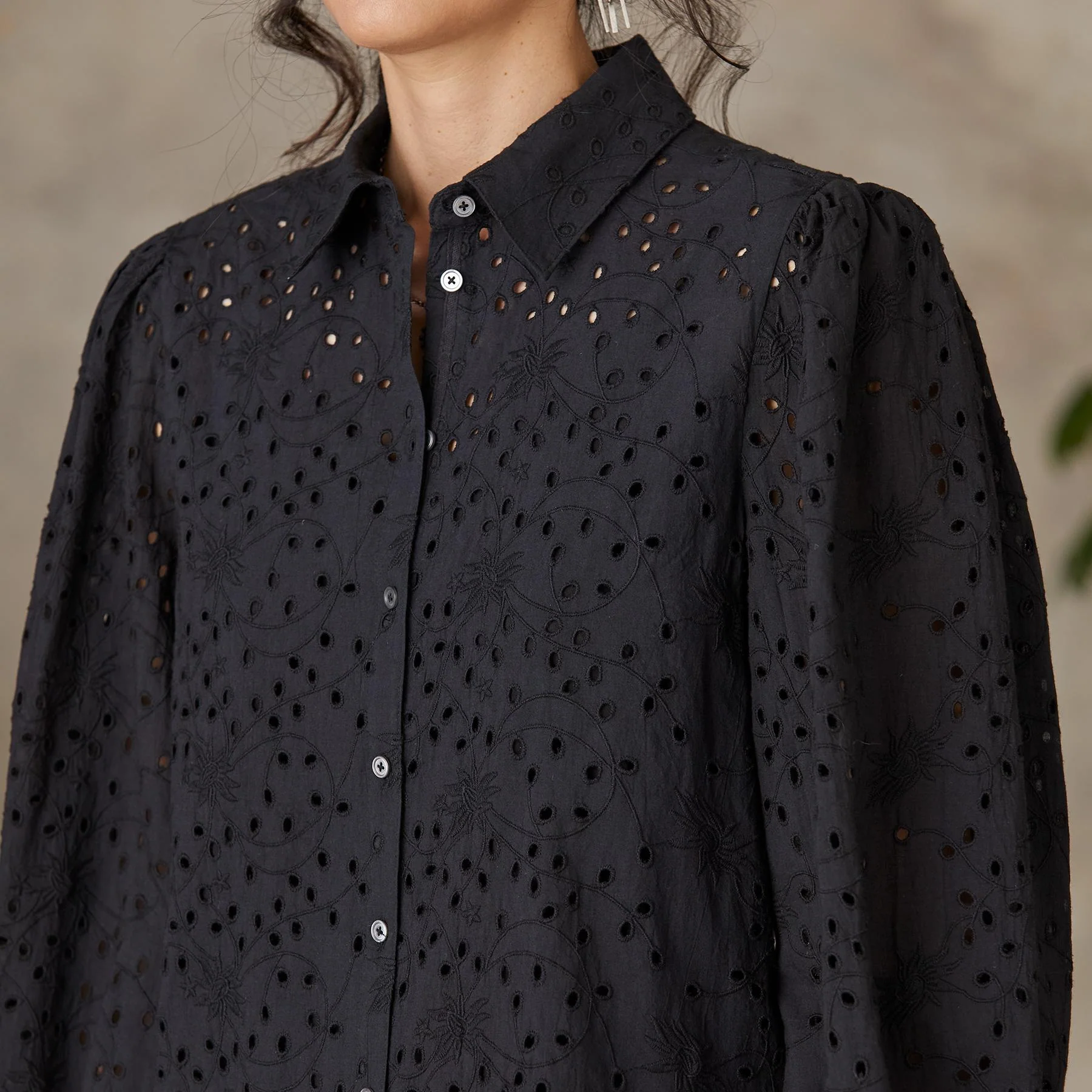 Celestine Eyelet Shirt