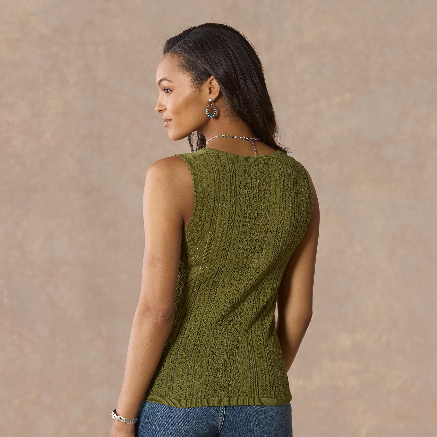 Nina Pointelle Tank, Petite