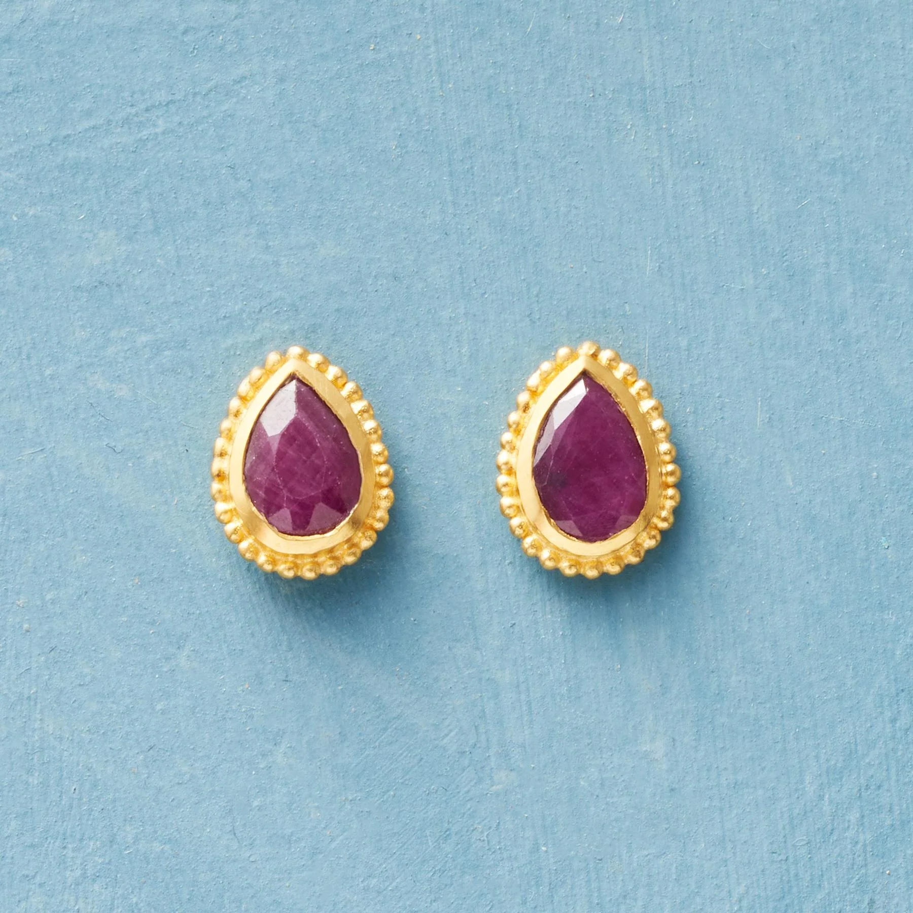 Teardrop Birthstone Earrings