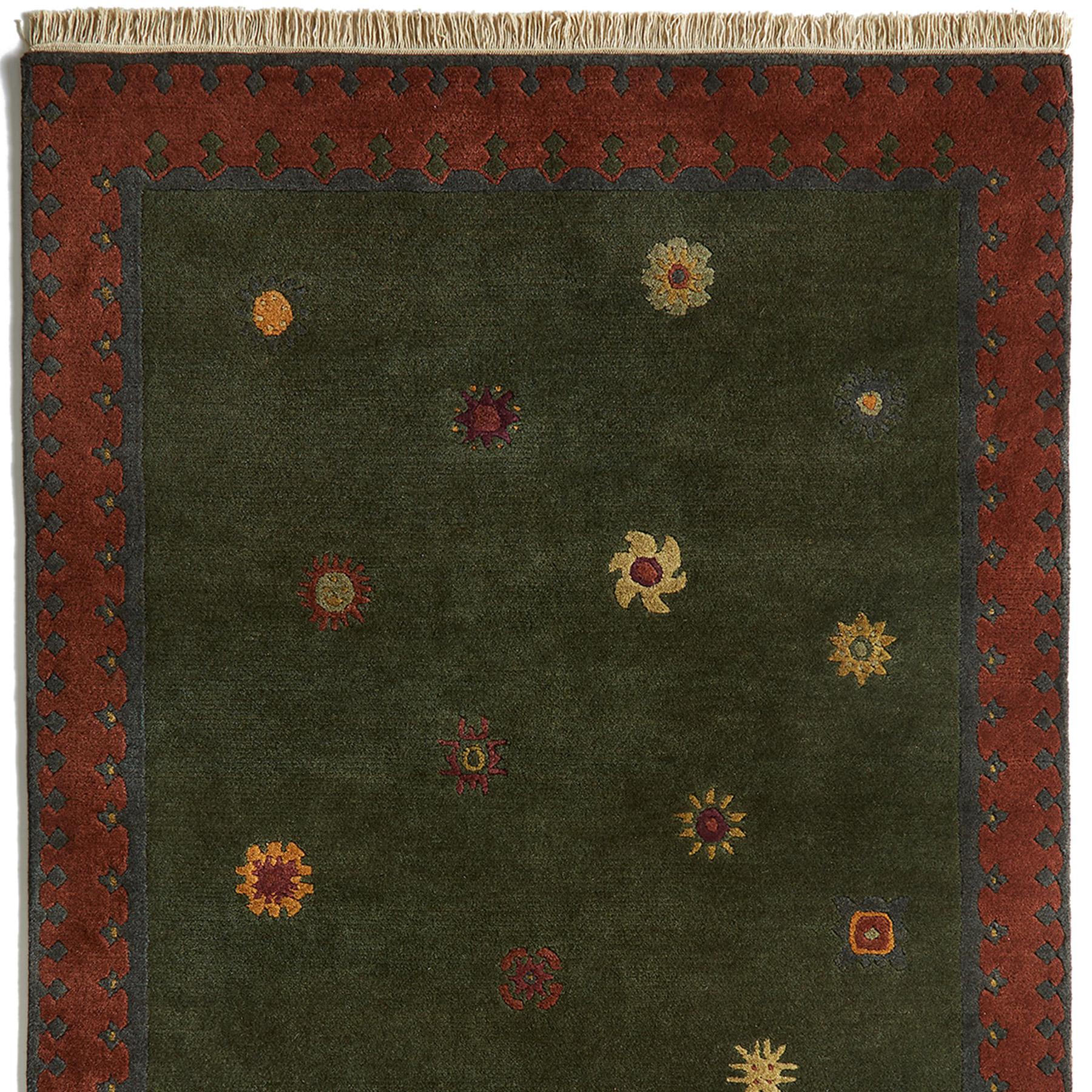 Tibetan Sun Hand-Knotted Rug