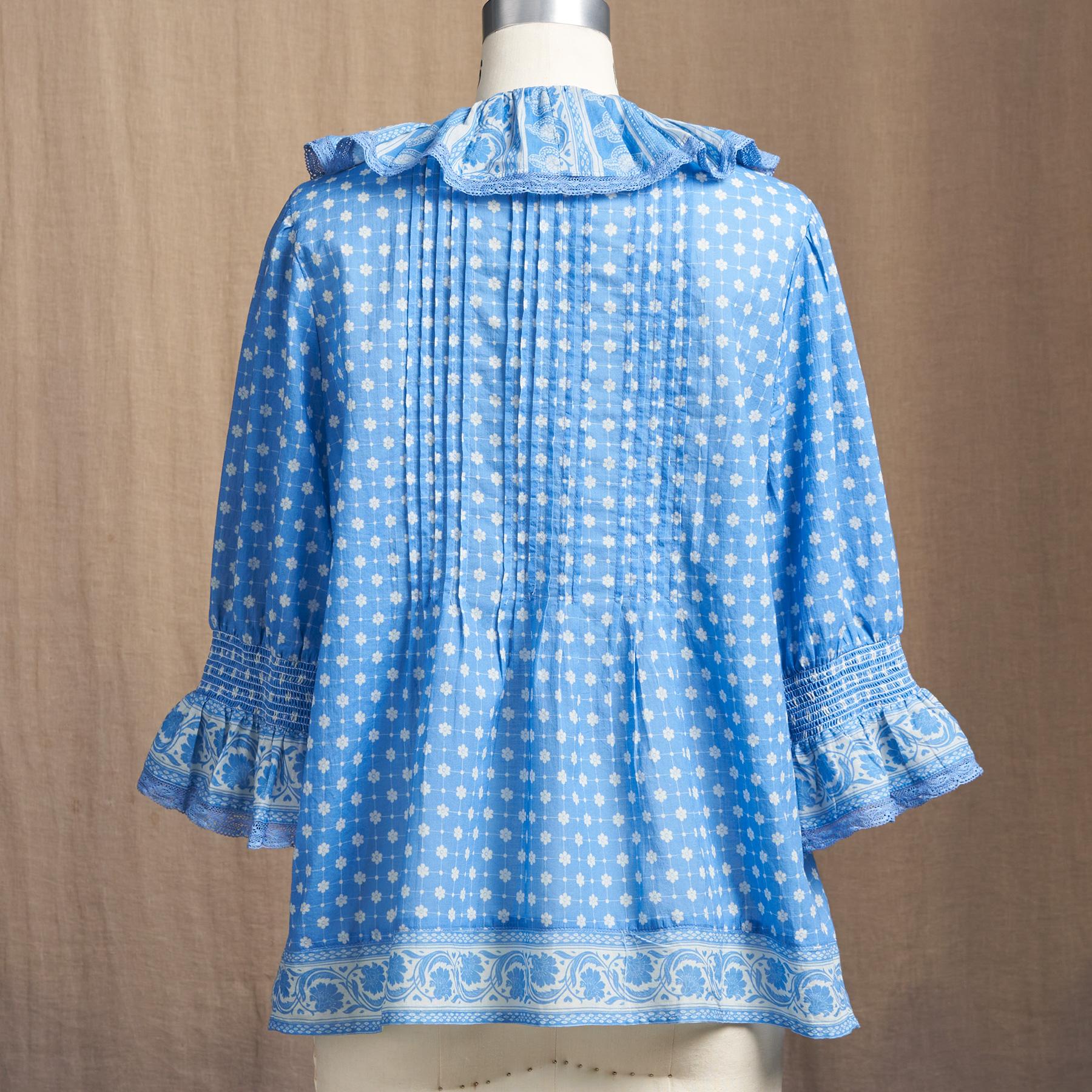 Darcy Ruffle Printed Top