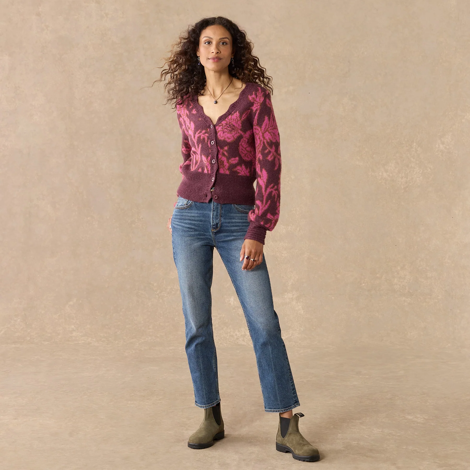 Jahzara Blossom Cardigan, Petite