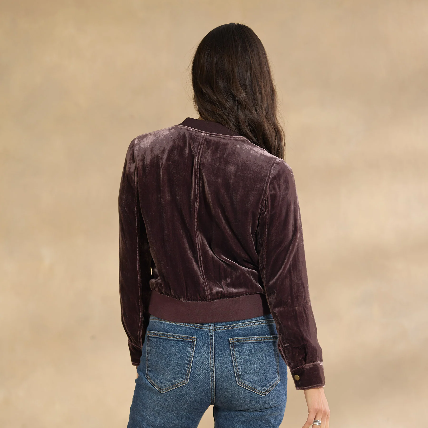 Carina Velvet Bomber