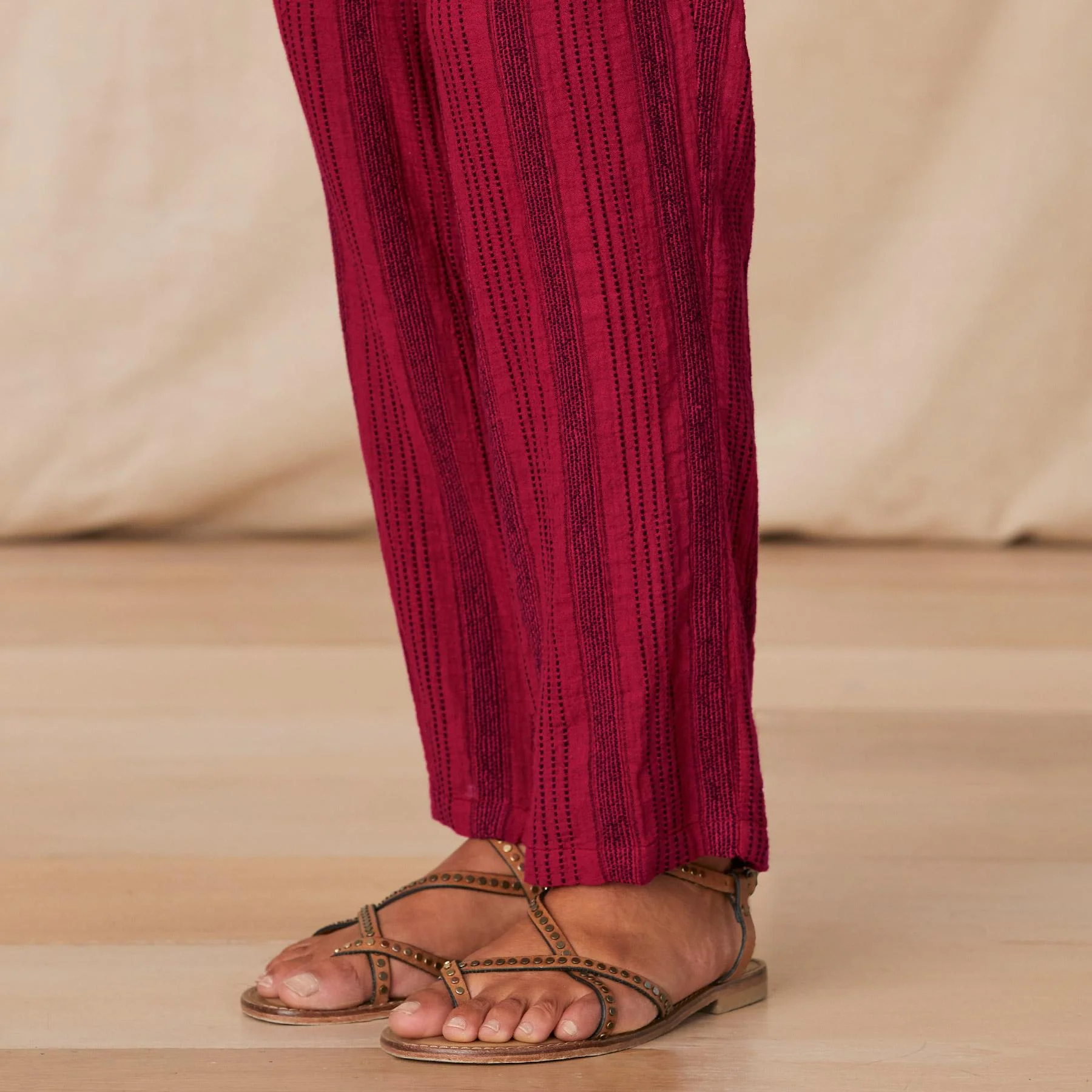 Shobu Striped Pants, Petite