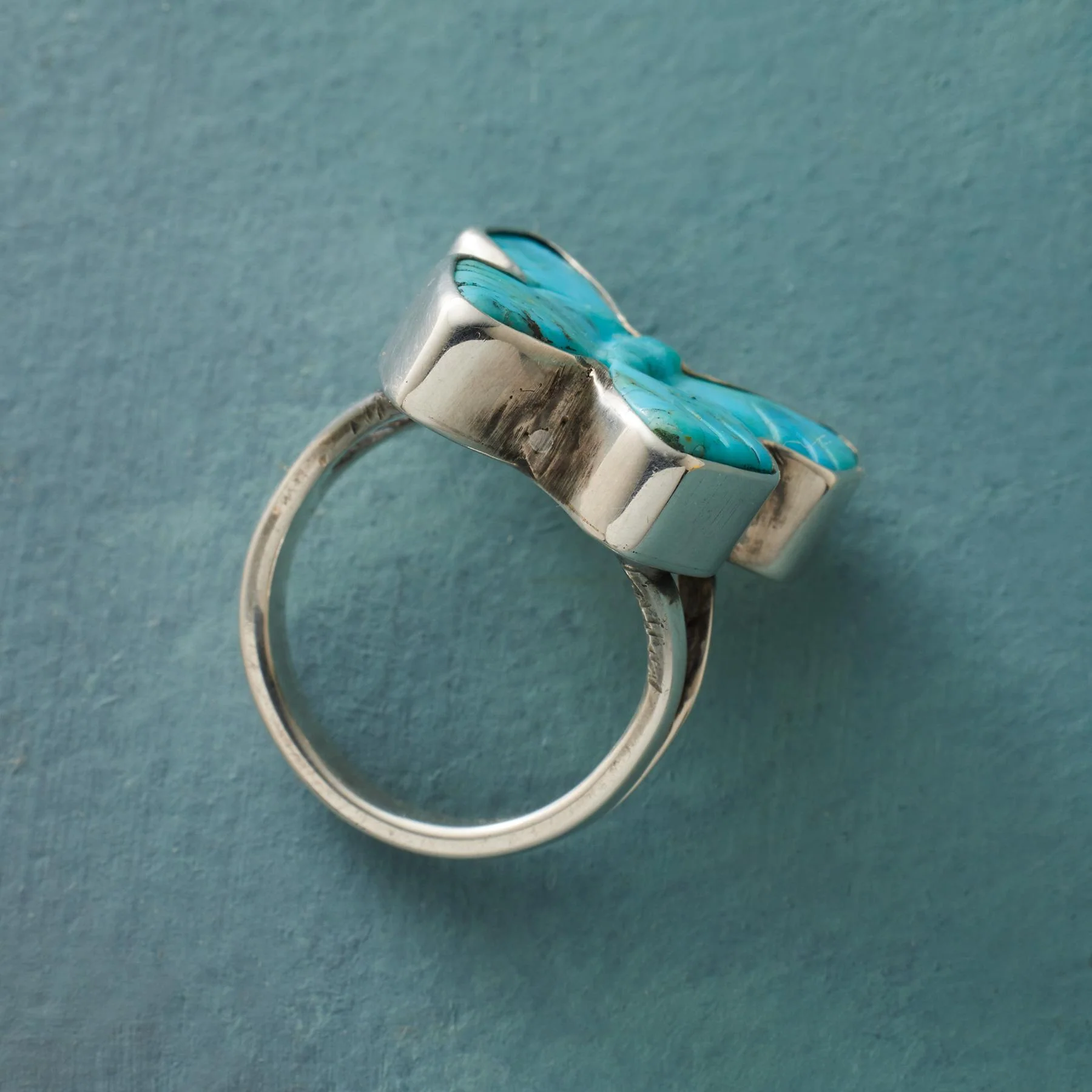 Carved Butterfly Ring