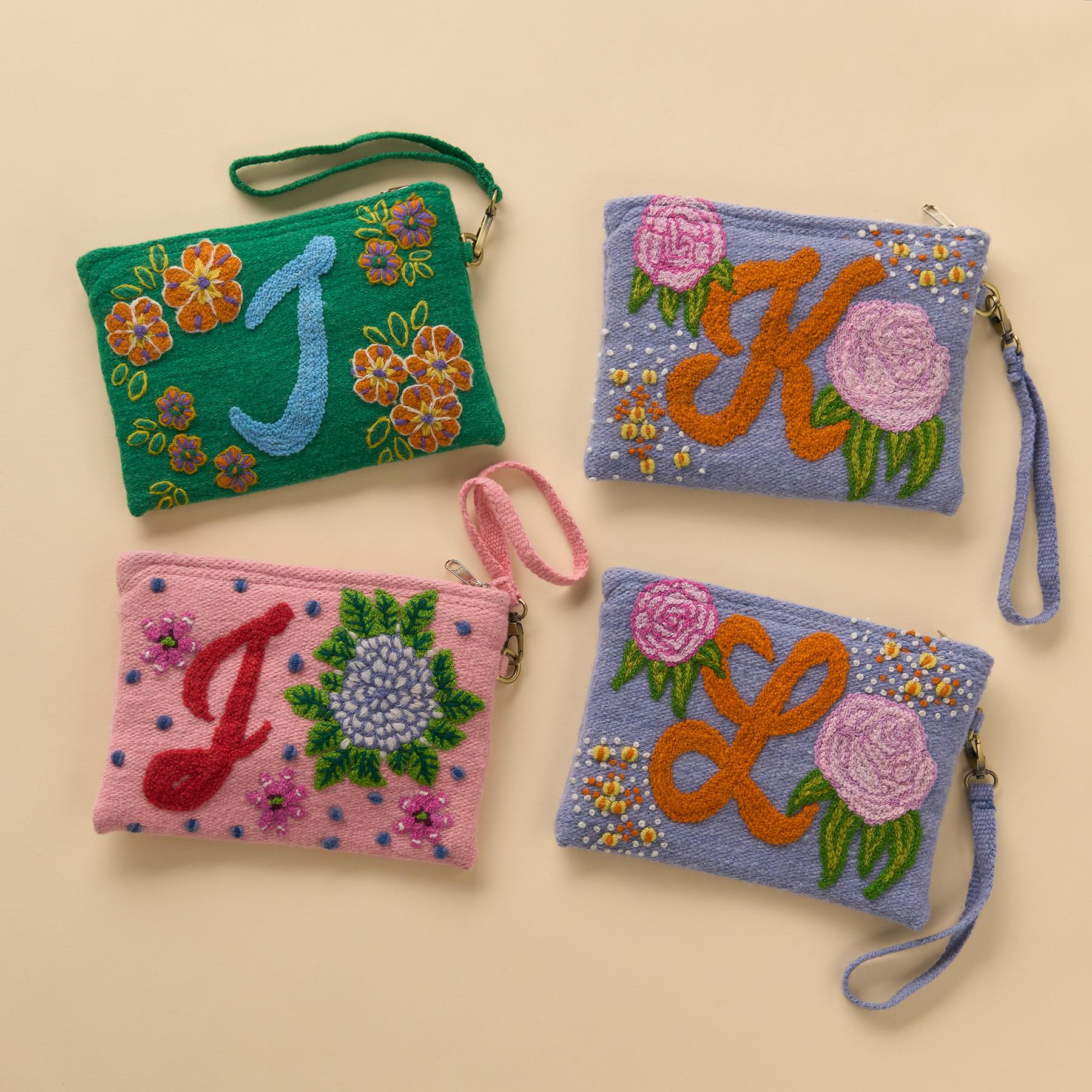 Cursive Letter Pouch