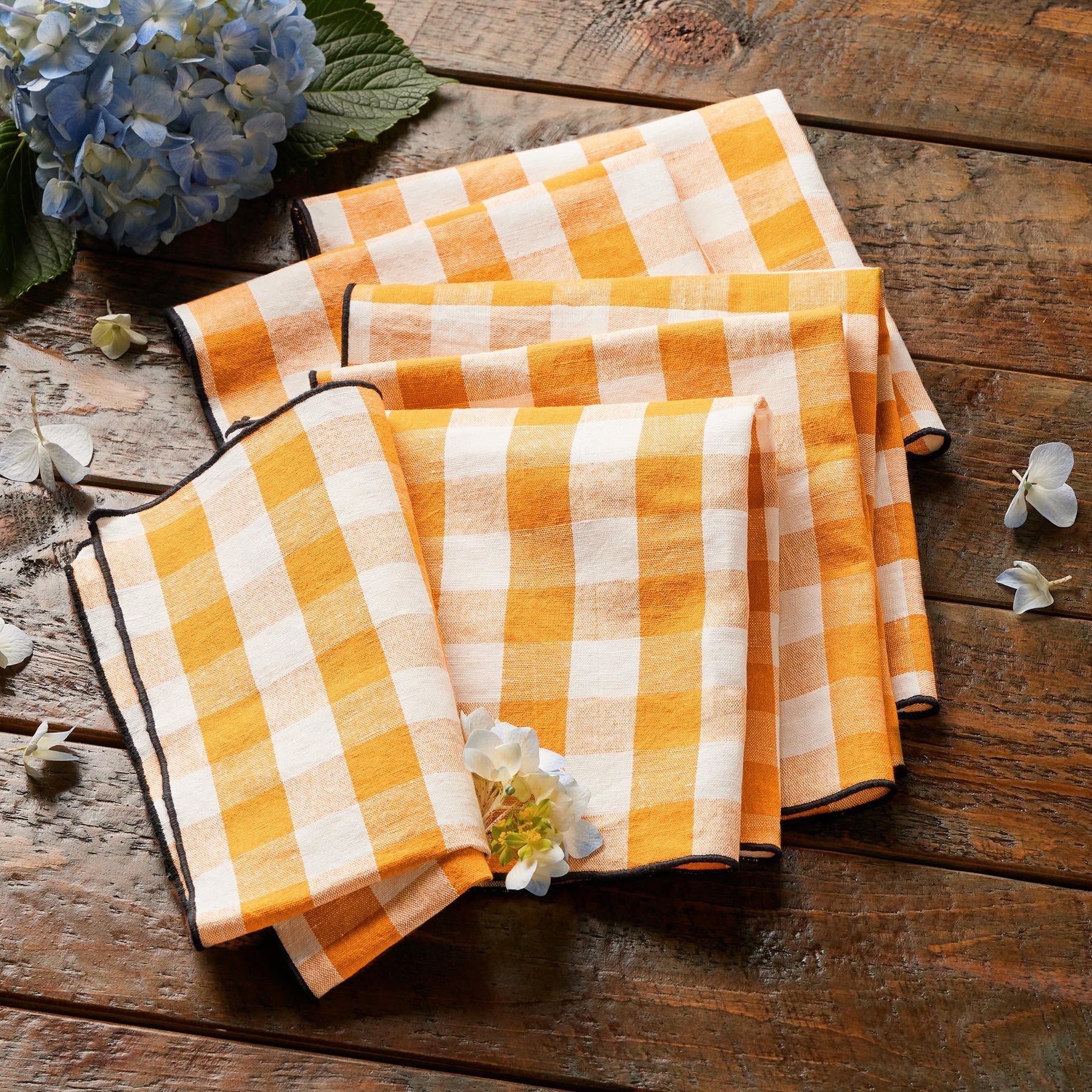 Avallon Plaid Napkins, Set Of 6