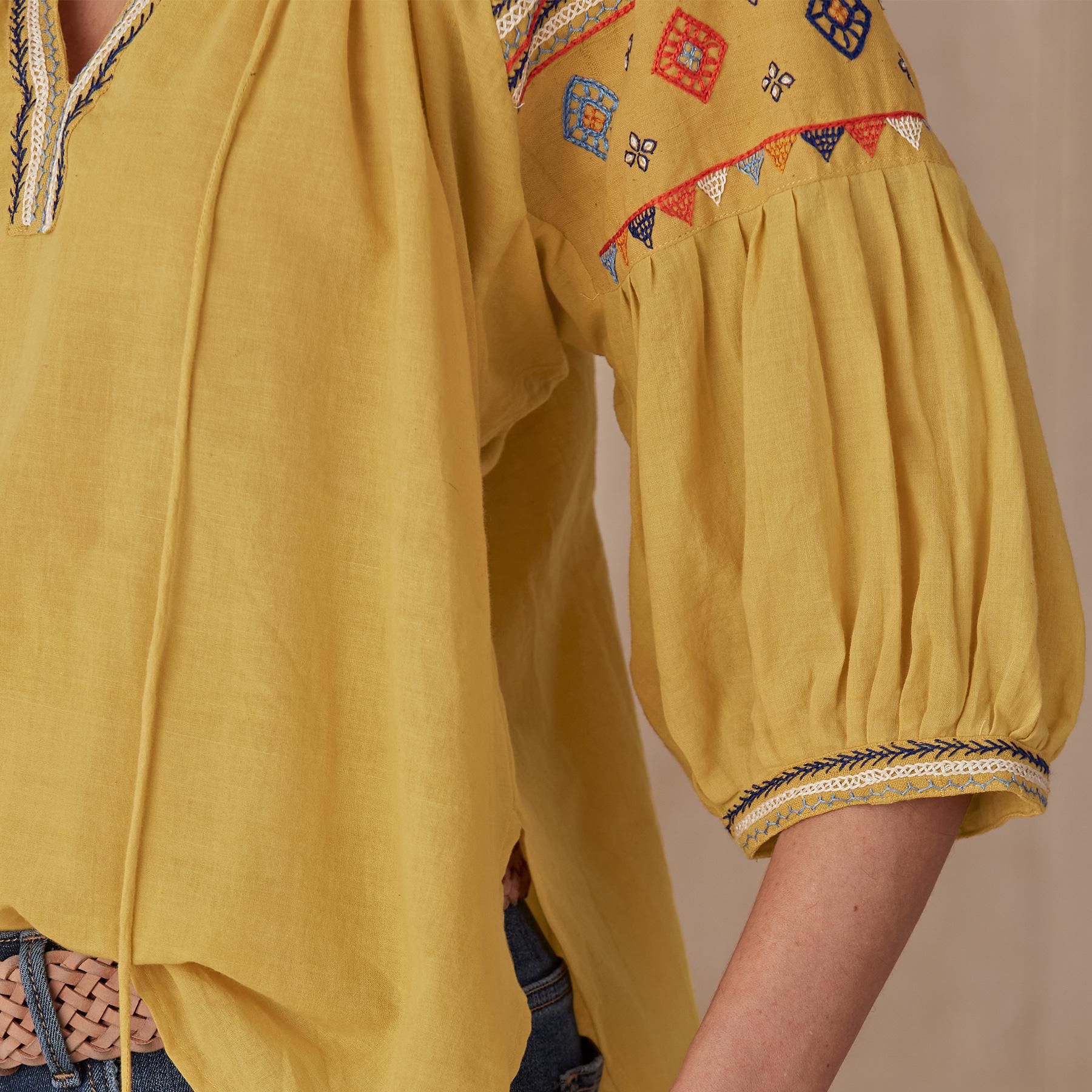 Geometric Salma Blouse