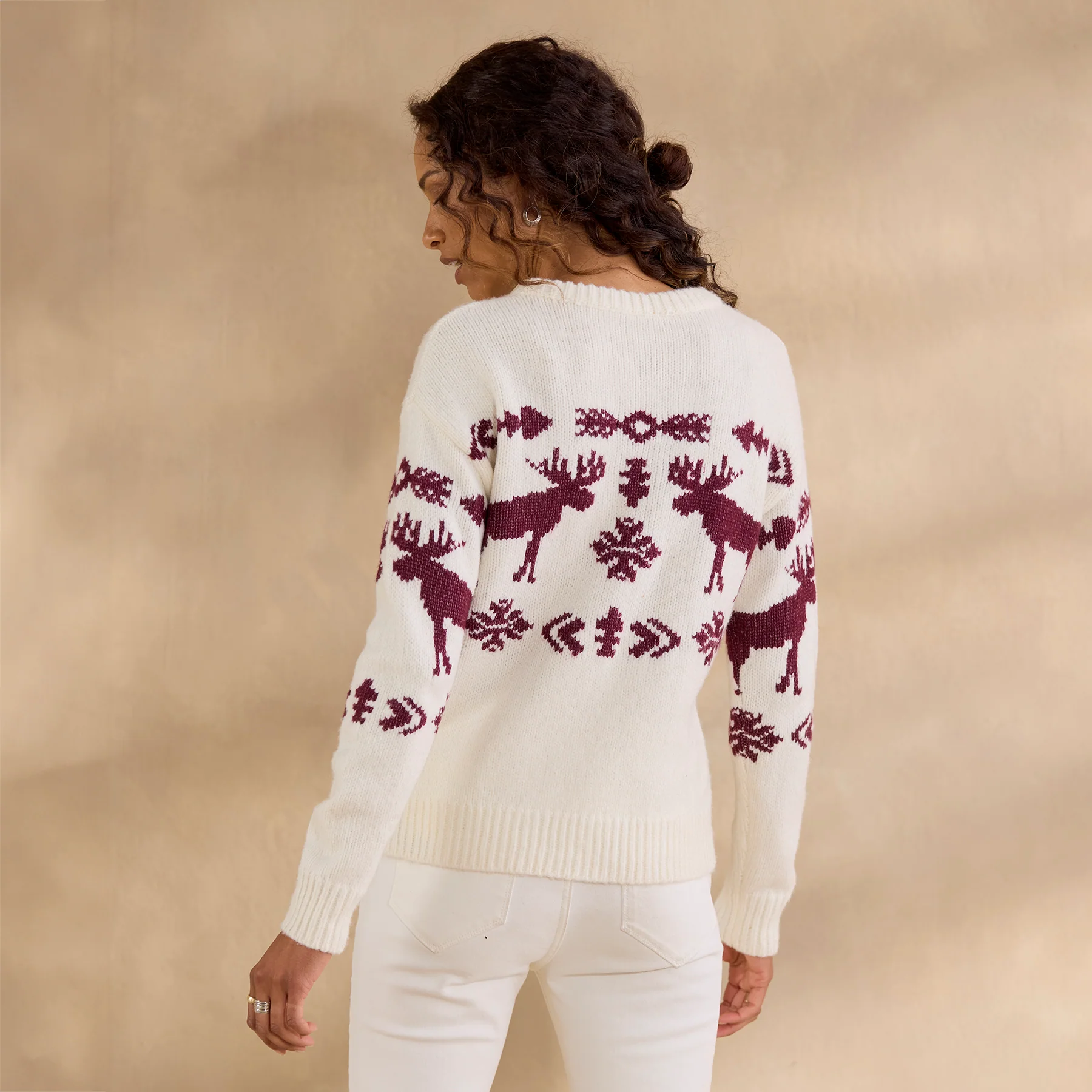 Spirited Moose Sweater