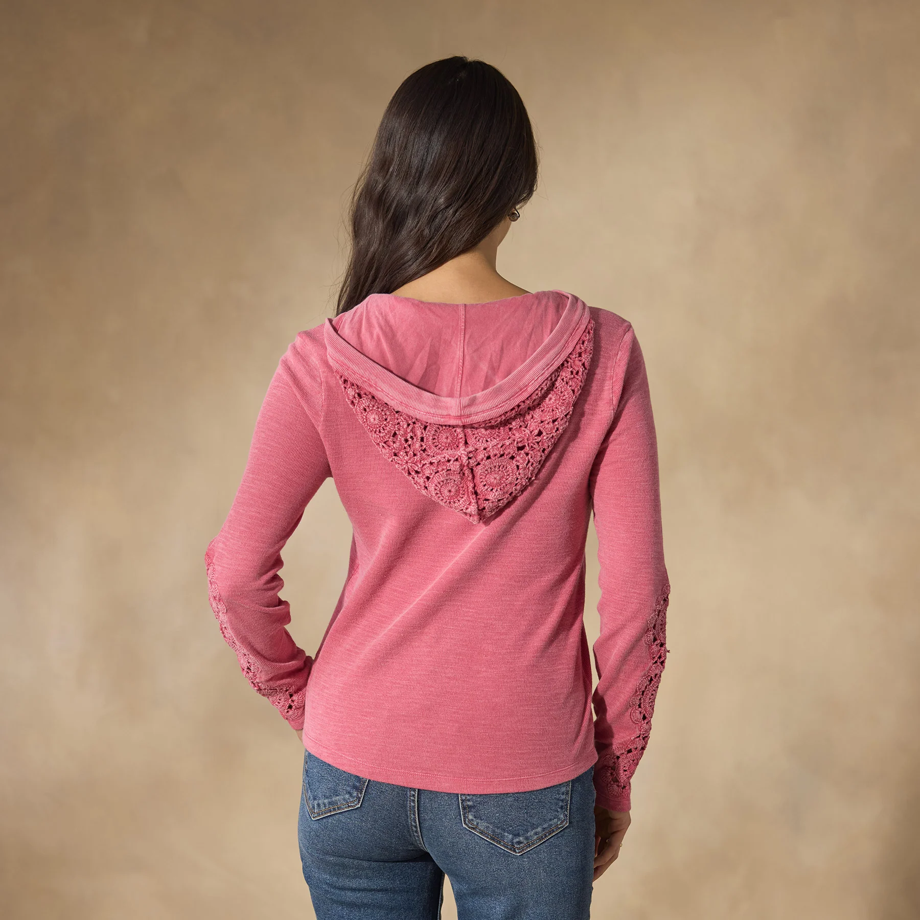 Caitlin Crochet Hoodie