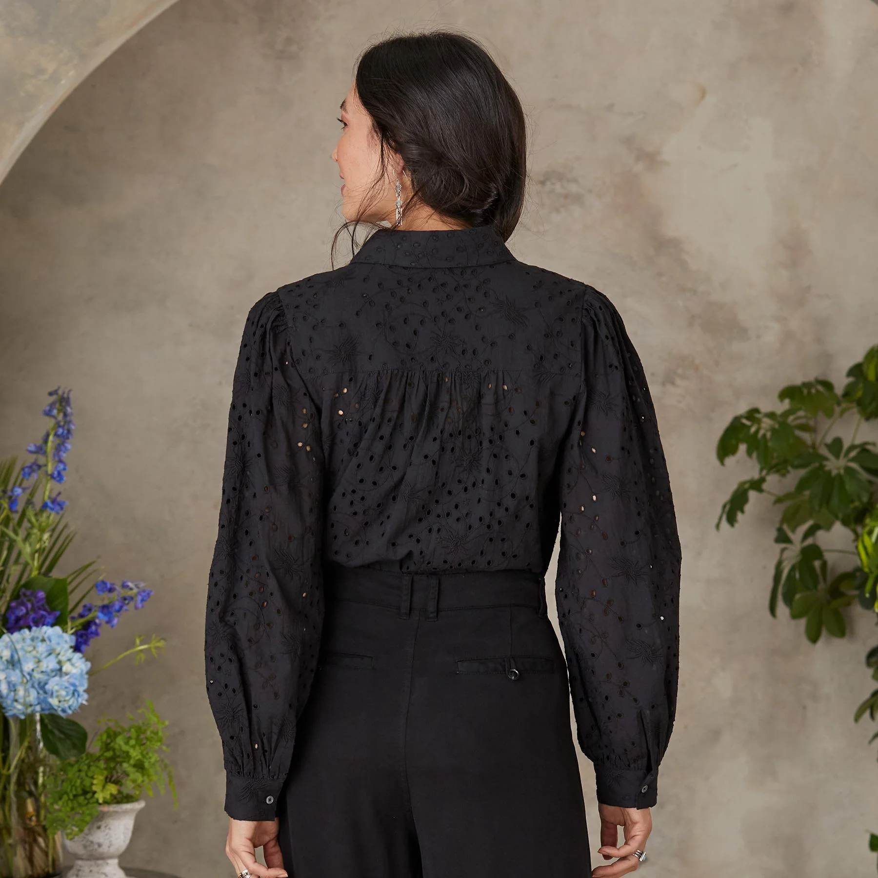 Celestine Eyelet Shirt