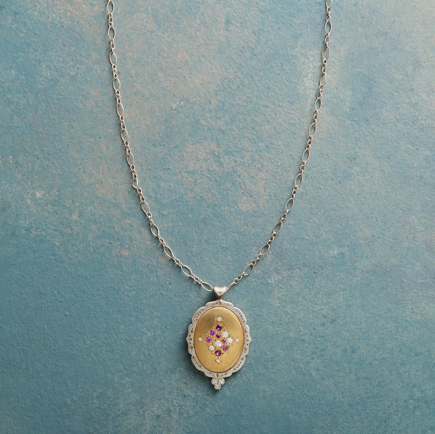 Rosy Starburst Necklace