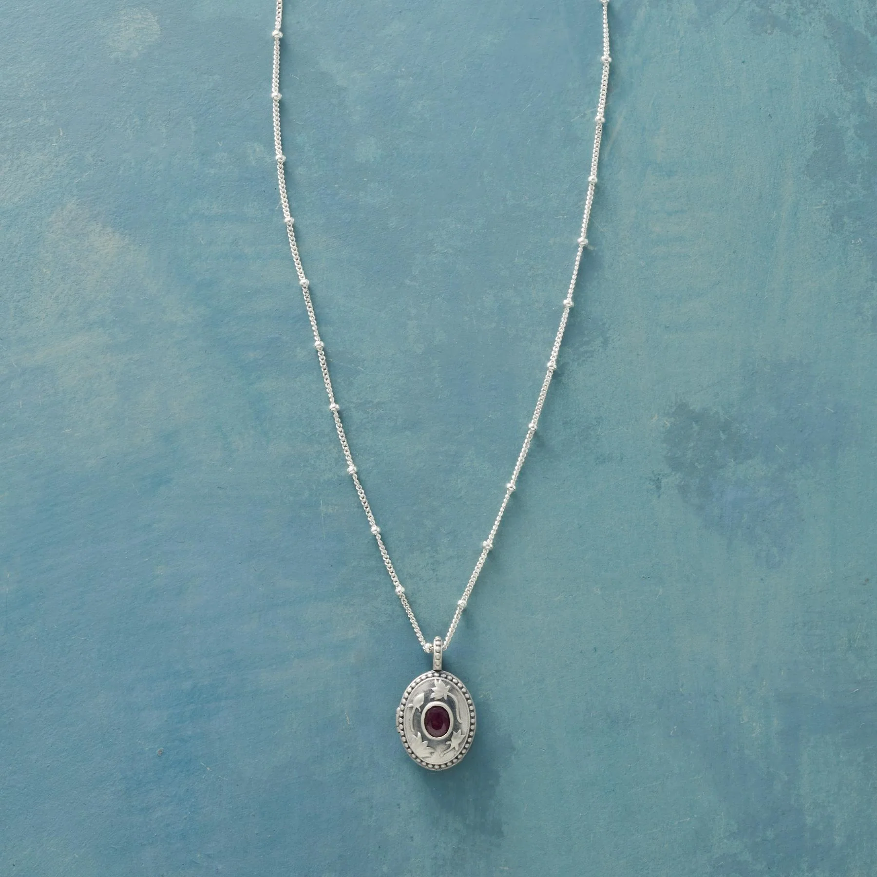 Sterling Silver Birthstone Locket