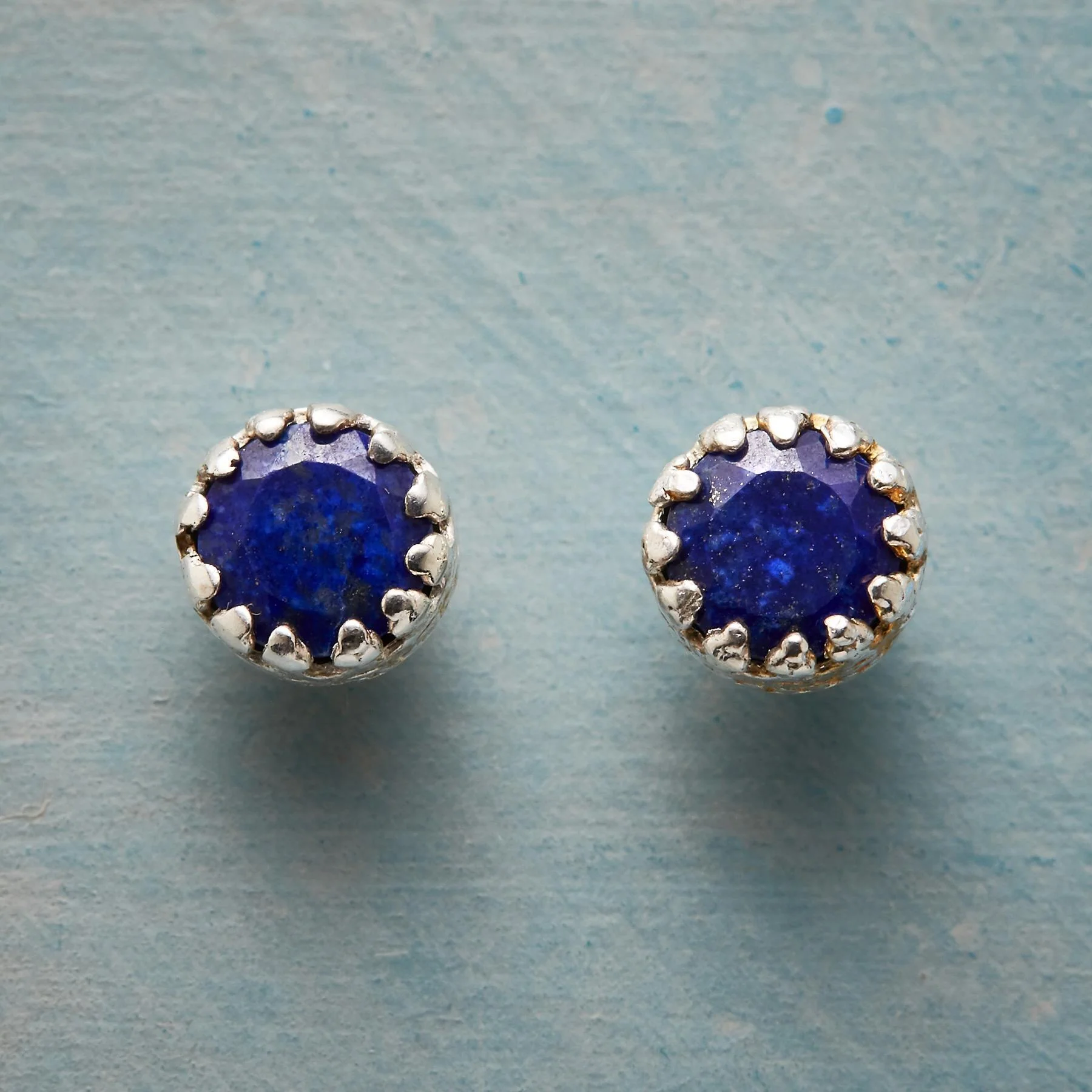 Encircled Lapis Earrings