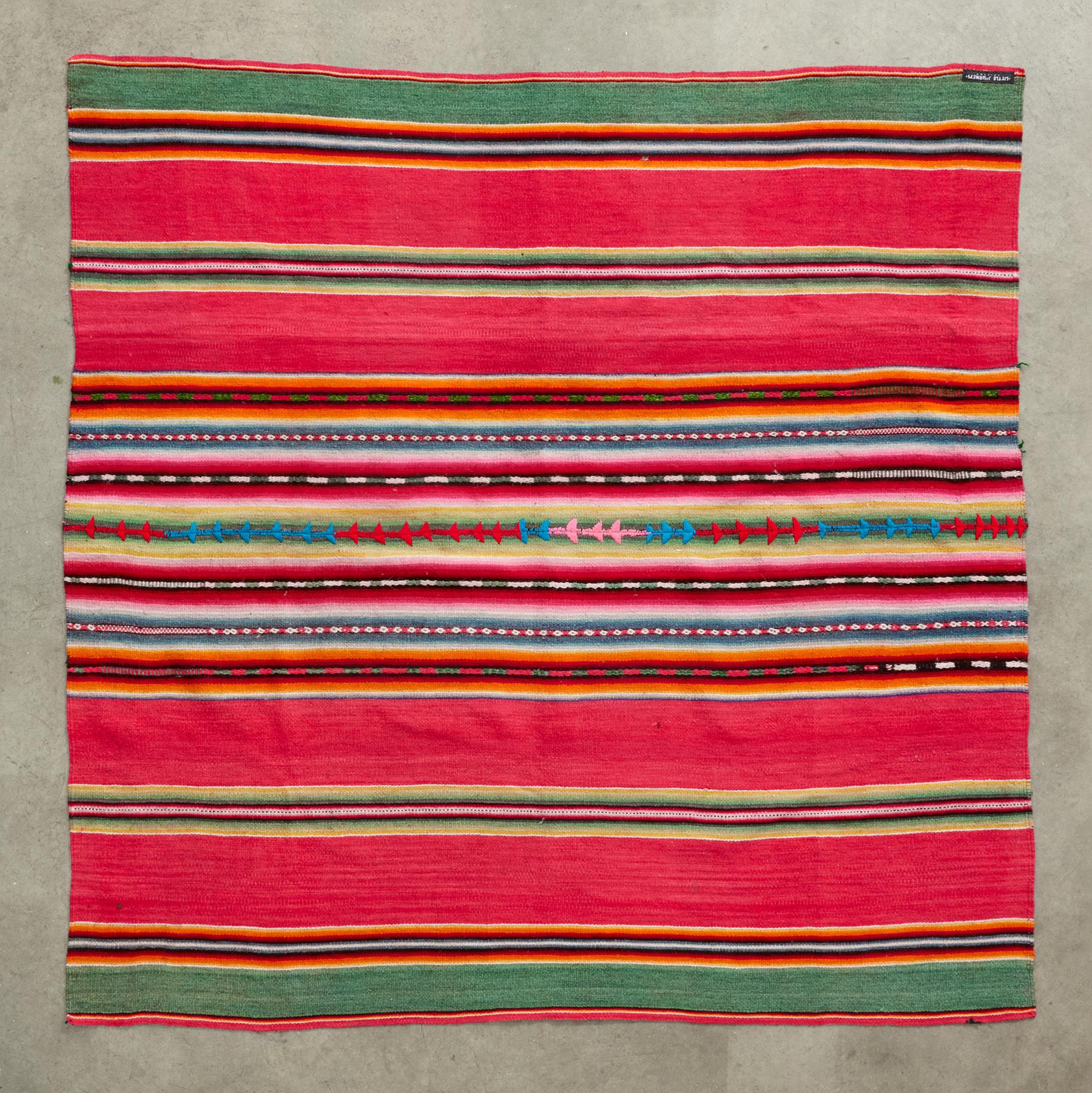 Alejandra One-Of-A-Kind Bolivian Throw